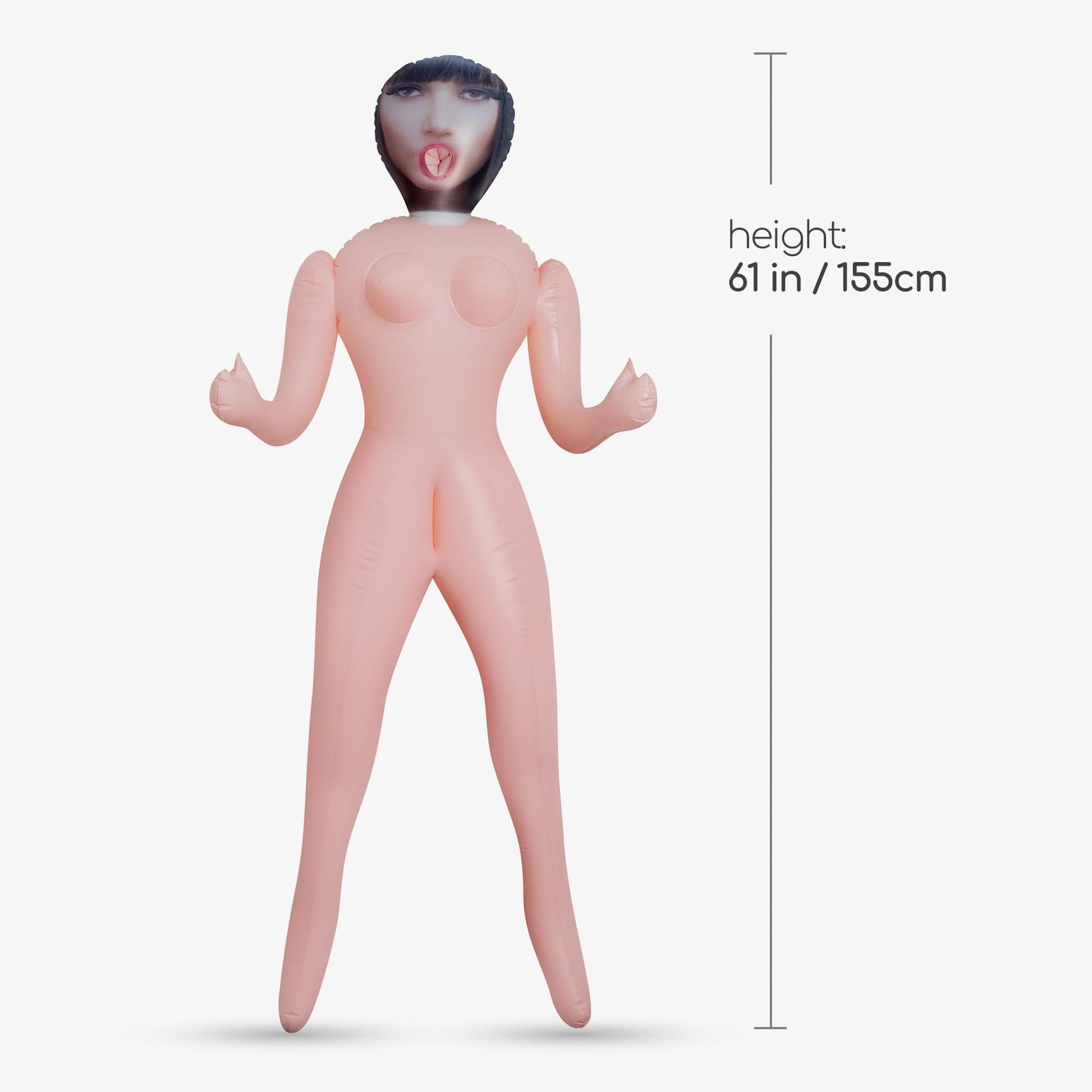 Crushious Paola The Teacher Inflatable Doll With Stroker - Lalka erotyczna, W kolorze cielistym, 155 cm