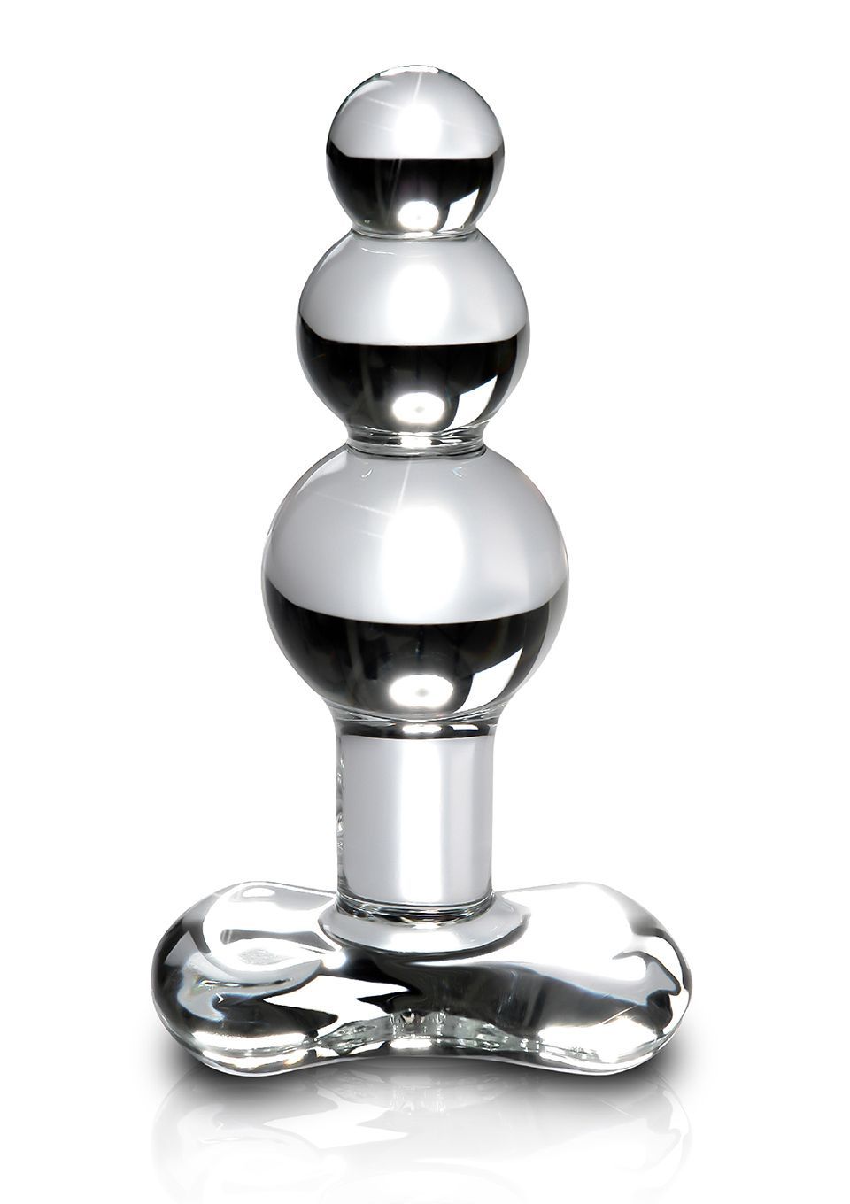 Korek analny Pipedream Icicles No 47 Clear, 9,5 cm (przezroczysty)