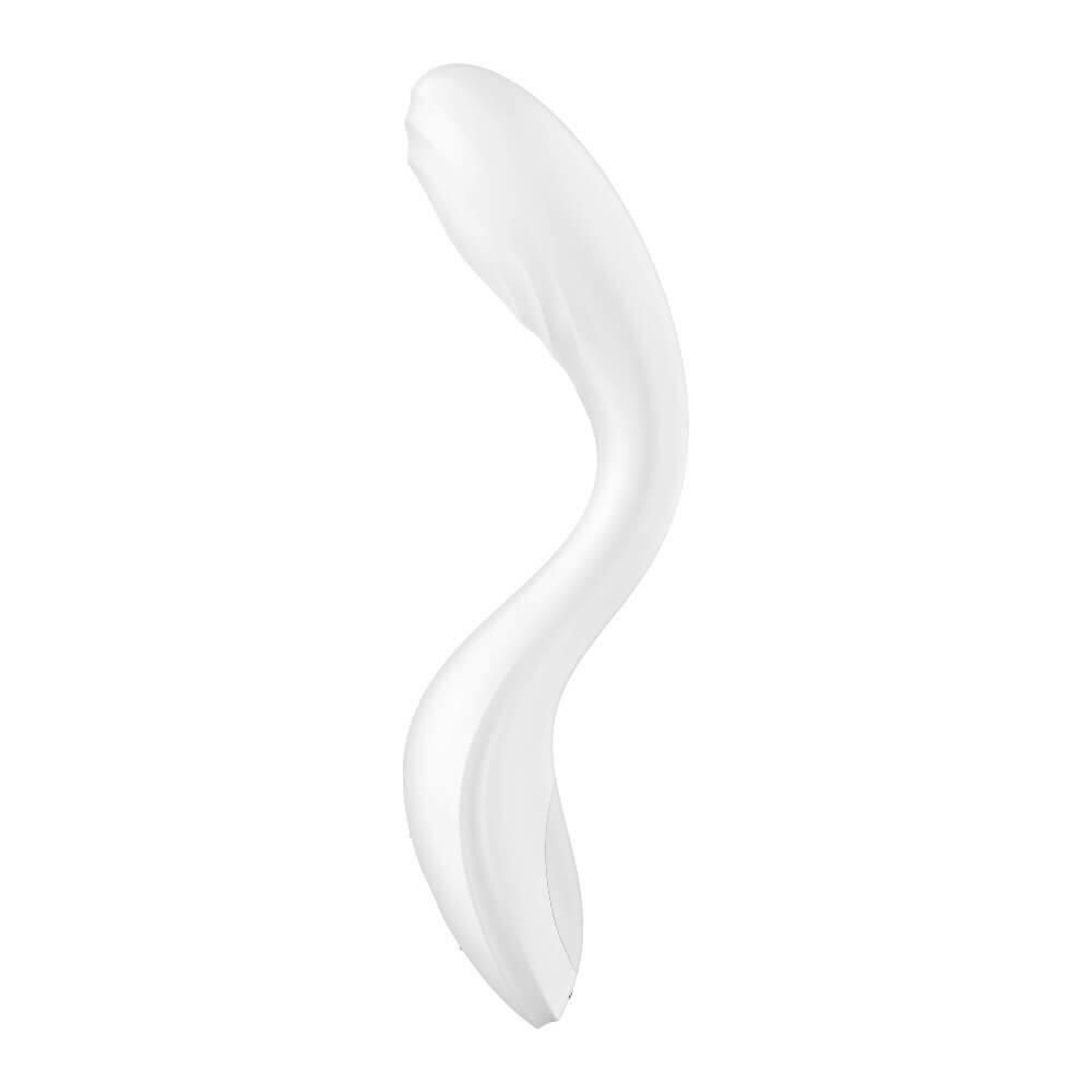 Вібратор Satisfyer Rrrolling Pleasure, 22 см (білий)