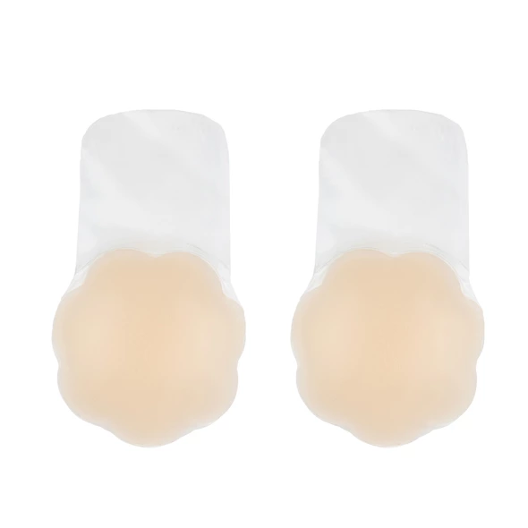 Силіконові накладки на соски Bye Bra Silicone Pull-Ups, M (прозорий)