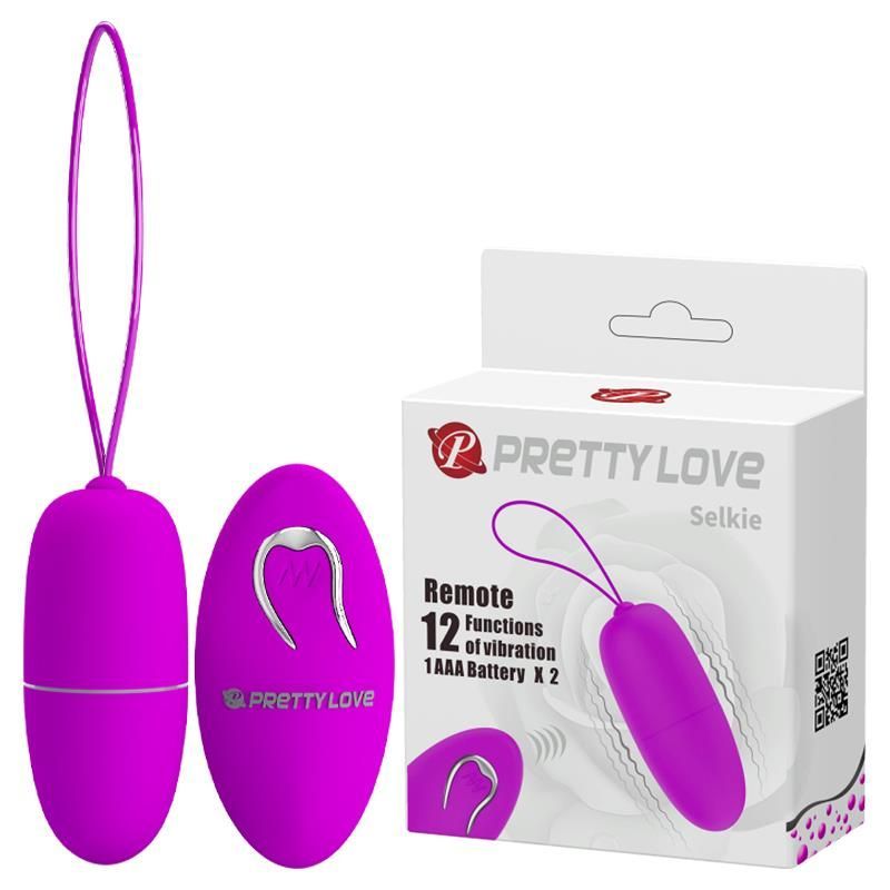 Виброяйцо Pretty Love Selkie Wireless, 18 см (фиолетовый)