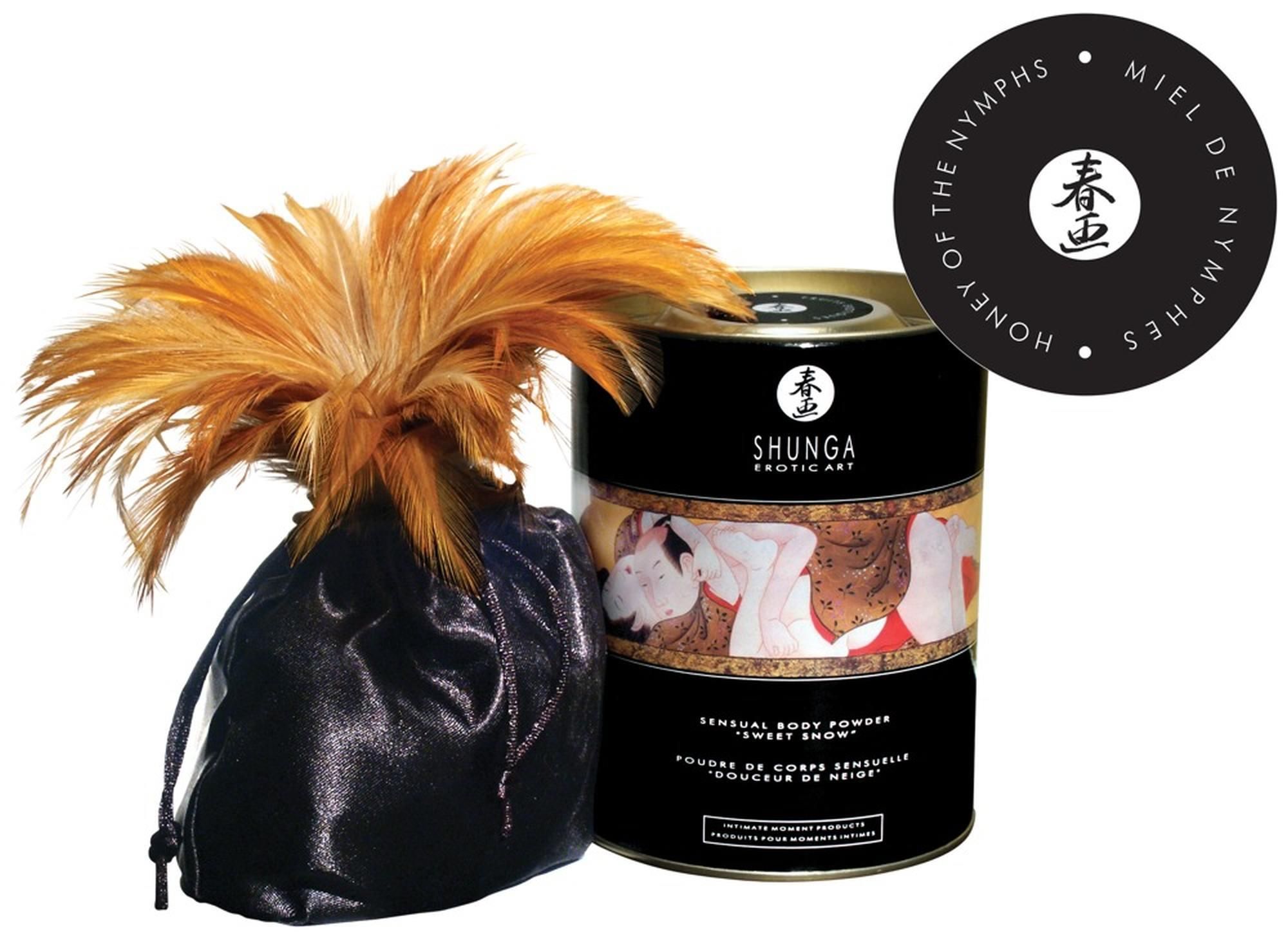 Съедобная пудра для тела Shunga Sensual Body Powder мед, 225 г