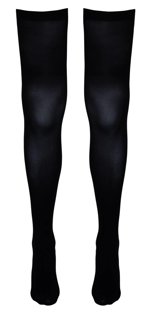 Чулки Cottelli Legwear Thigh-high, M/L (черный)