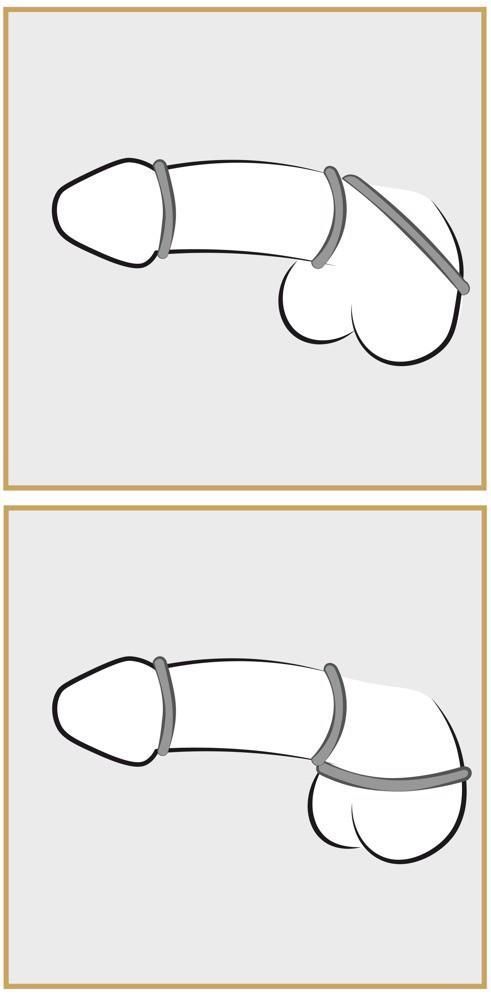 Набор эрекционных колец Metallic Cock Ring Set, 3 шт (серебристый)