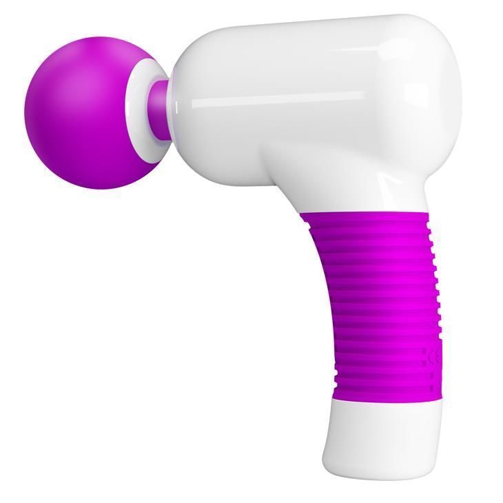 Вібромасажер Pretty Love Super Rower Magic Gun, 19,9 см (фіолетовий)
