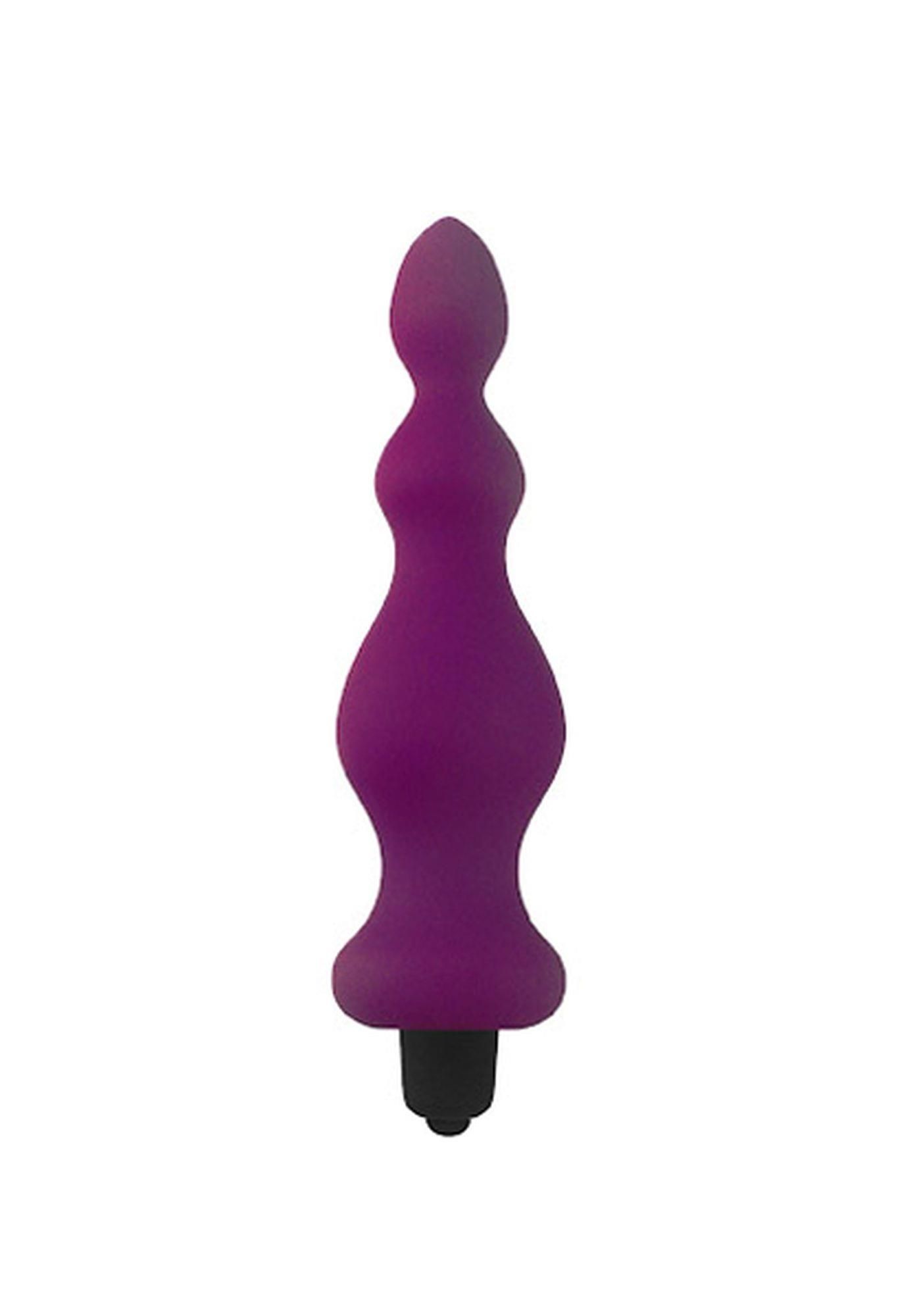 Анальна пробка Adrien Lastic Bullet Amuse, 14.5 см (пурпурний)