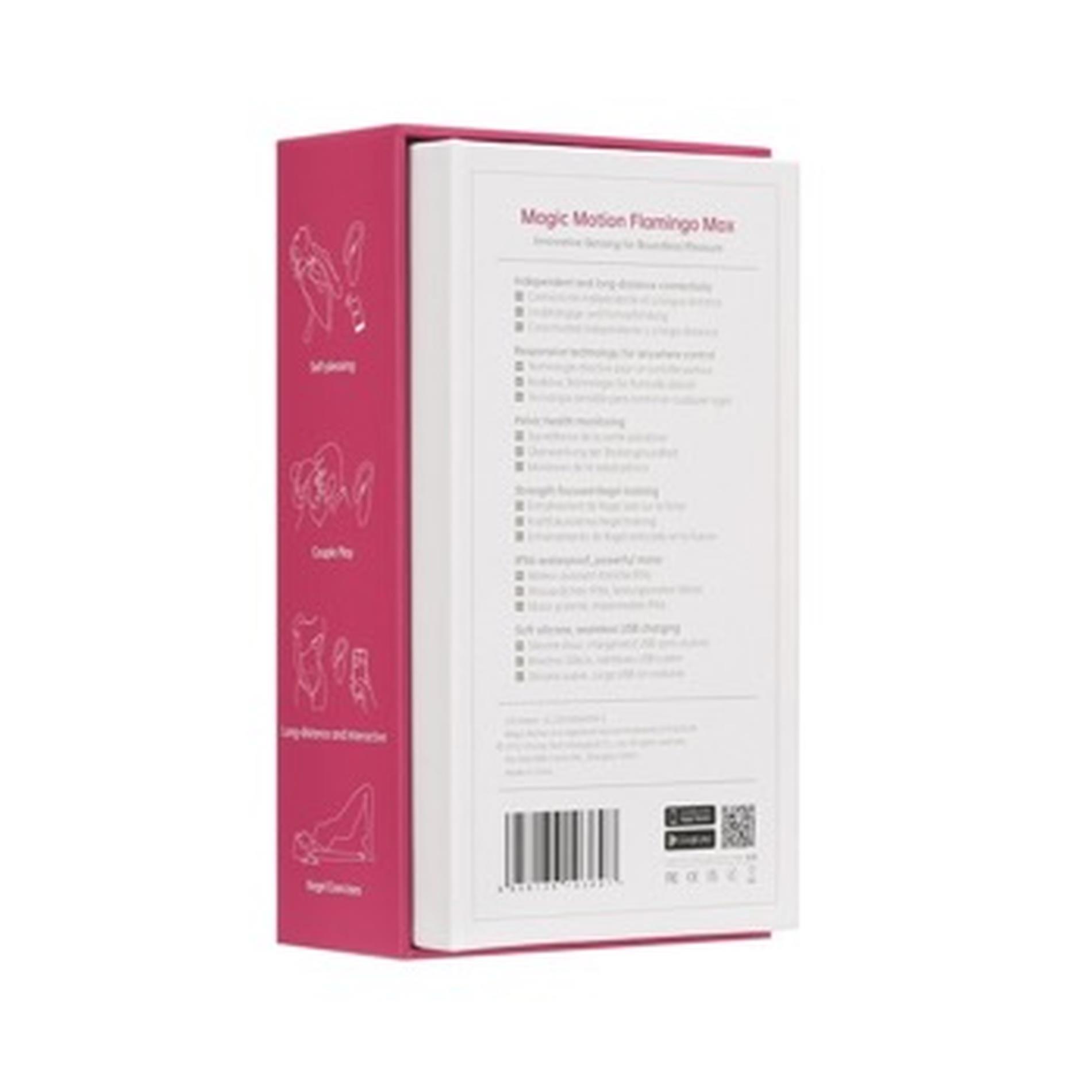 Wibrujące jajko Magic Motion Flamingo Max, 11 cm (różowy)