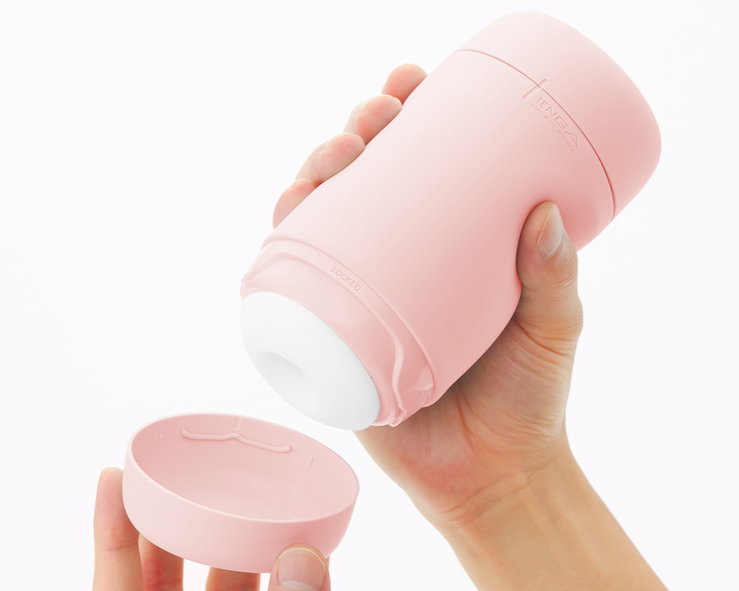 Мастурбатор Tenga Puffy Strawberry (розовый)