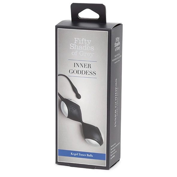 Вагинальные шарики Fifty Shades of Grey Inner Goddess, 20,3 см (серый)