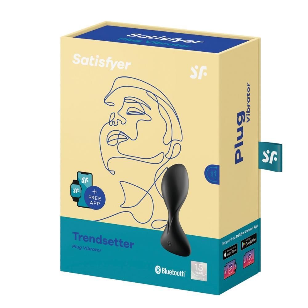 Анальна пробка Satisfyer Trendsetter, 11 см (чорний)