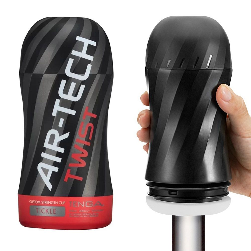 Мастурбатор Tenga Air-Tech Twist Tickle (белый)