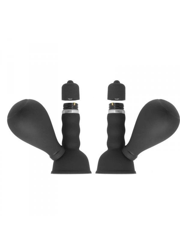 Помпа для жінок Toyz4lovers ON/OFF Nipple Massager with Suction (чорний)