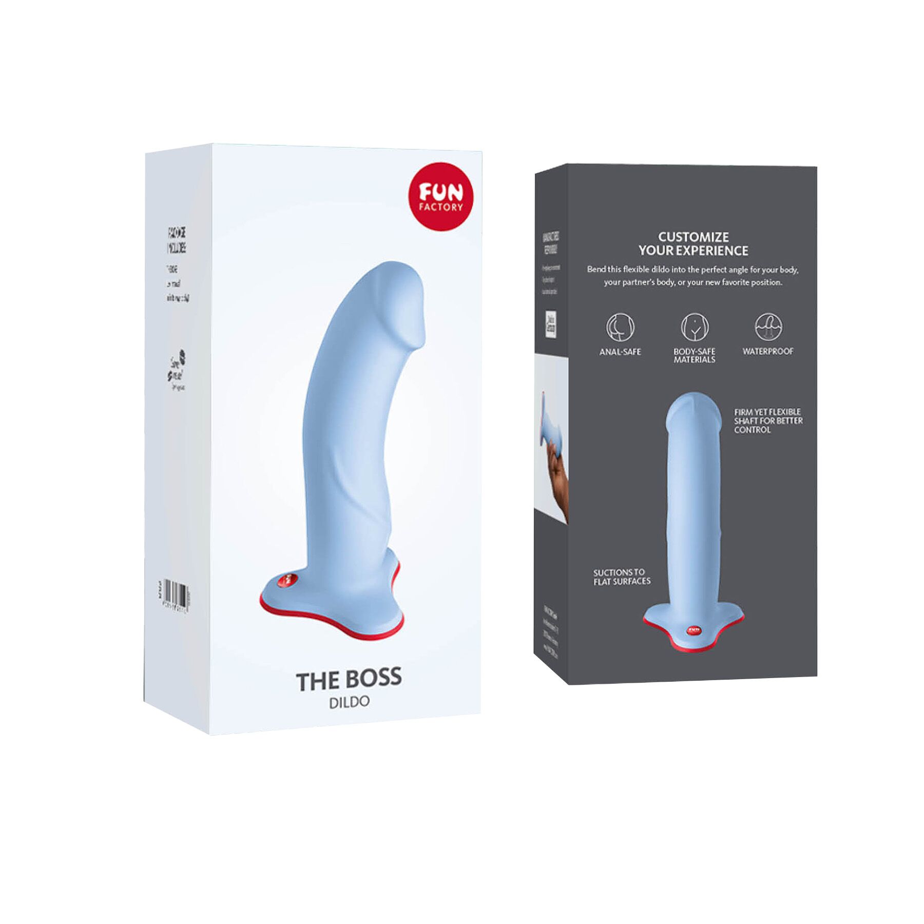 Dildo Fun Factory The Boss, 18 cm (niebieski)