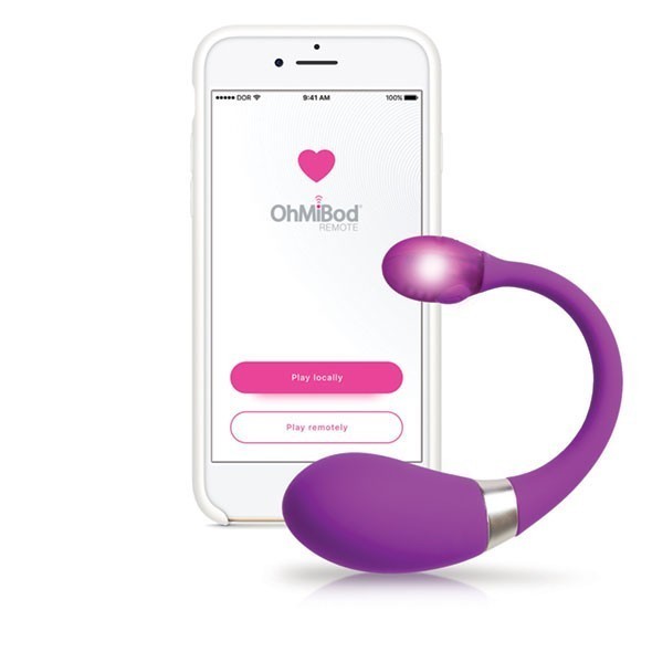 Виброяйцо Kiiroo OhMiBod Esca 2, 18,5 см (фиолетовый)