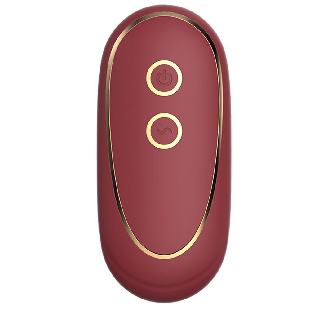 Виброяйцо Dream Toys Romance Daisy, 23 см (бордовый)