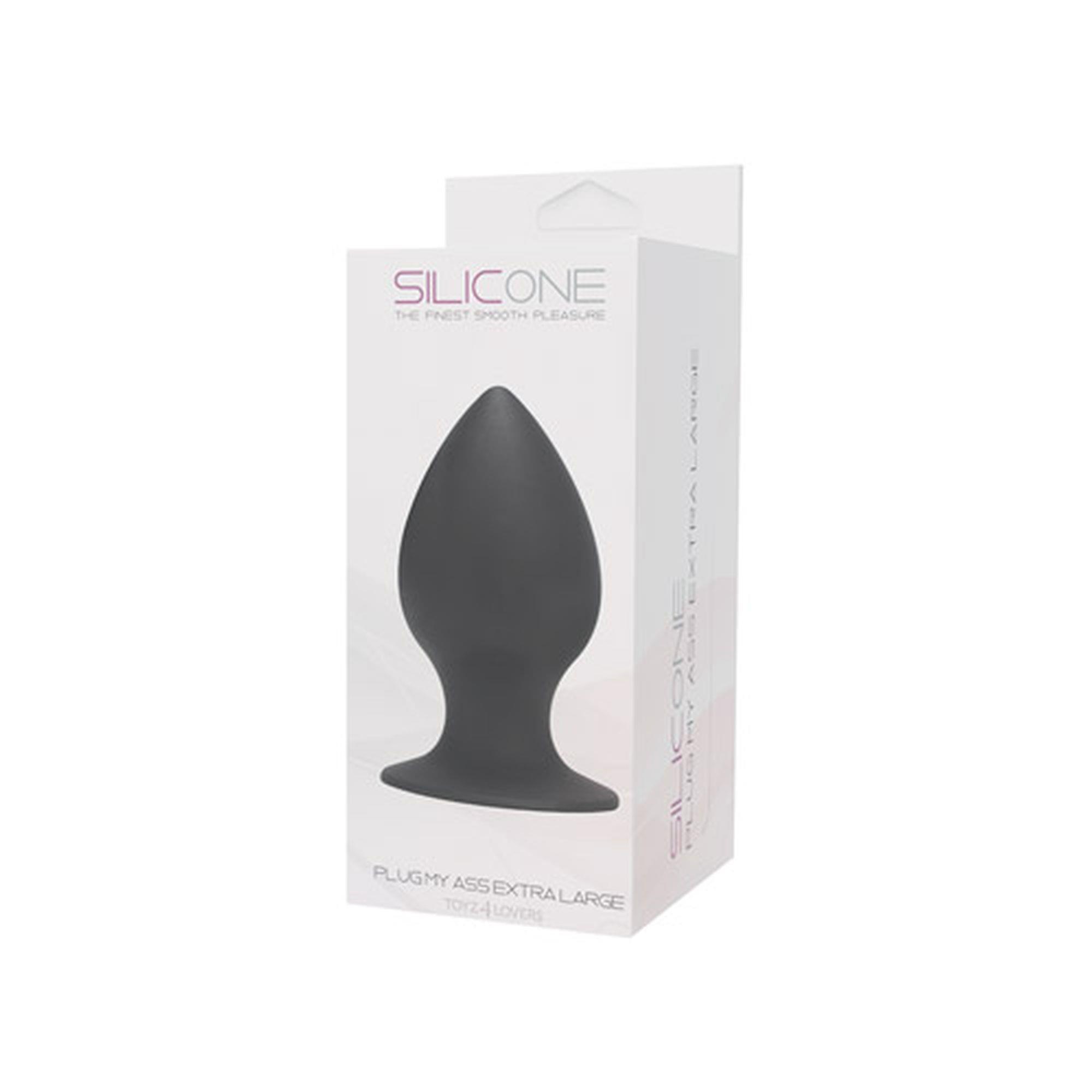 Анальна пробка Toyz4lovers My Ass Silicone Extra Large, 13.5 см (чорний)