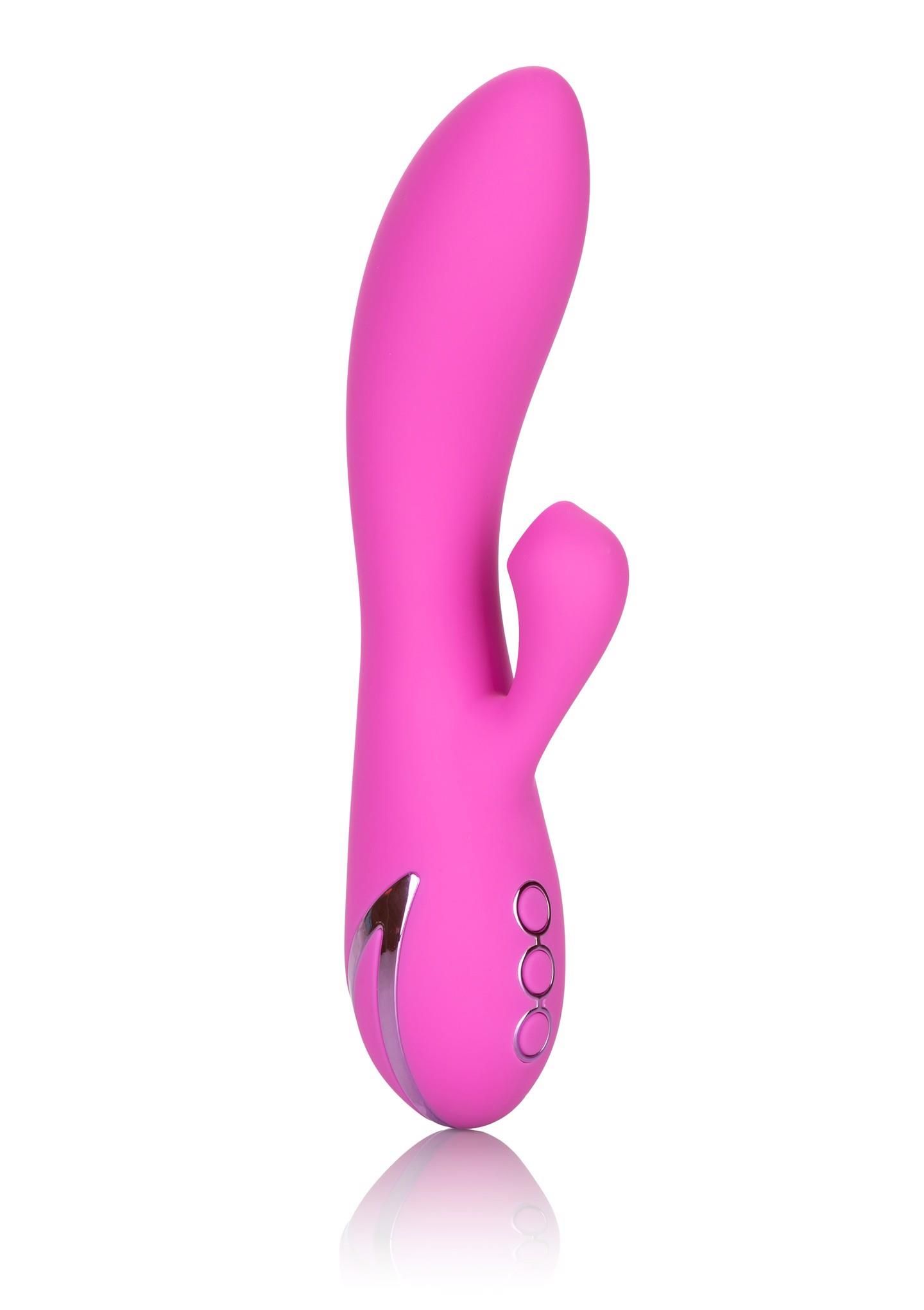 Вибратор-кролик CalExotics Malibu Minx, 20,8 см (розовый)