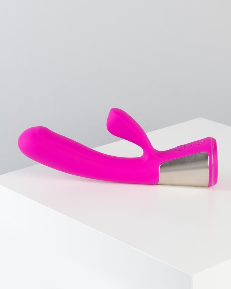 Вибратор-кролик Ohmibod Fuse for Kiiroo, 18 см (розовый)