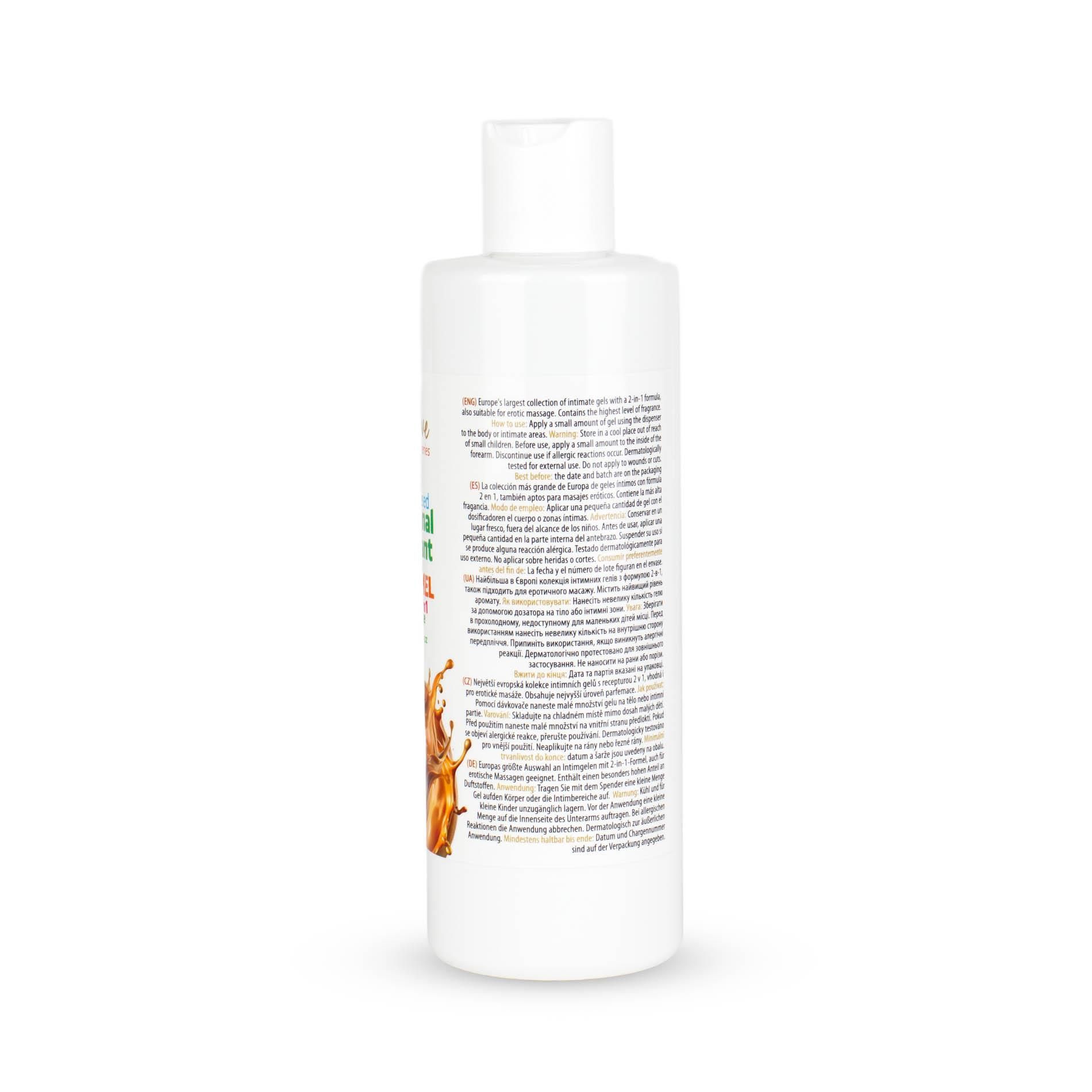 Lubrykant MyLove Aroma Series Intim&Massage 2w1 Caramel, 300 ml