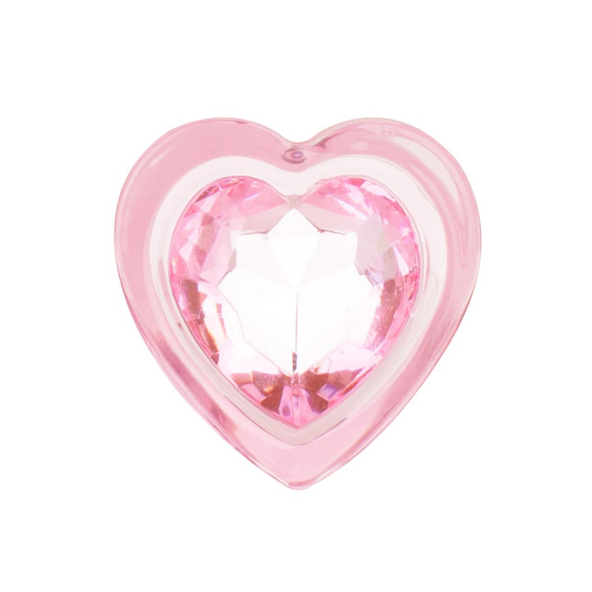 Korek analny EasyToys Anal Plug Glass S, 7 cm (różowy)