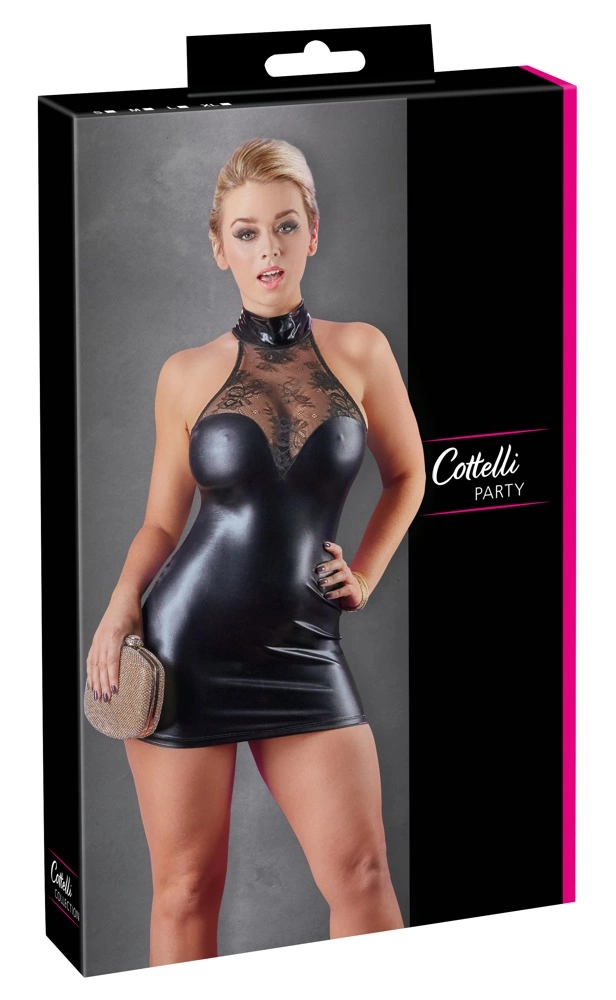 Мини-платье Cottelli Party Lace, XL (черный)