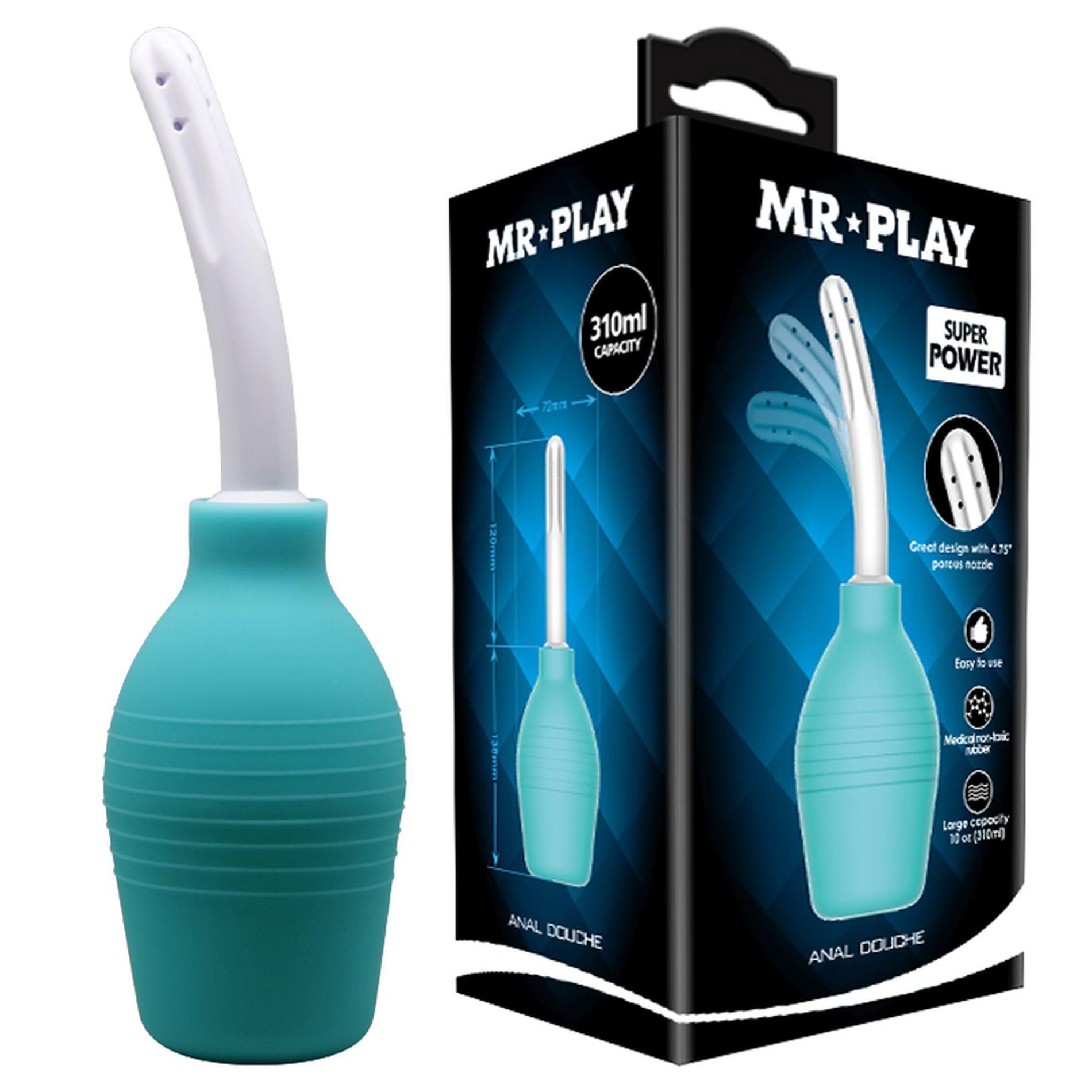 Анальный душ MR Play Anal Douche, 310 мл (бирюзовый)