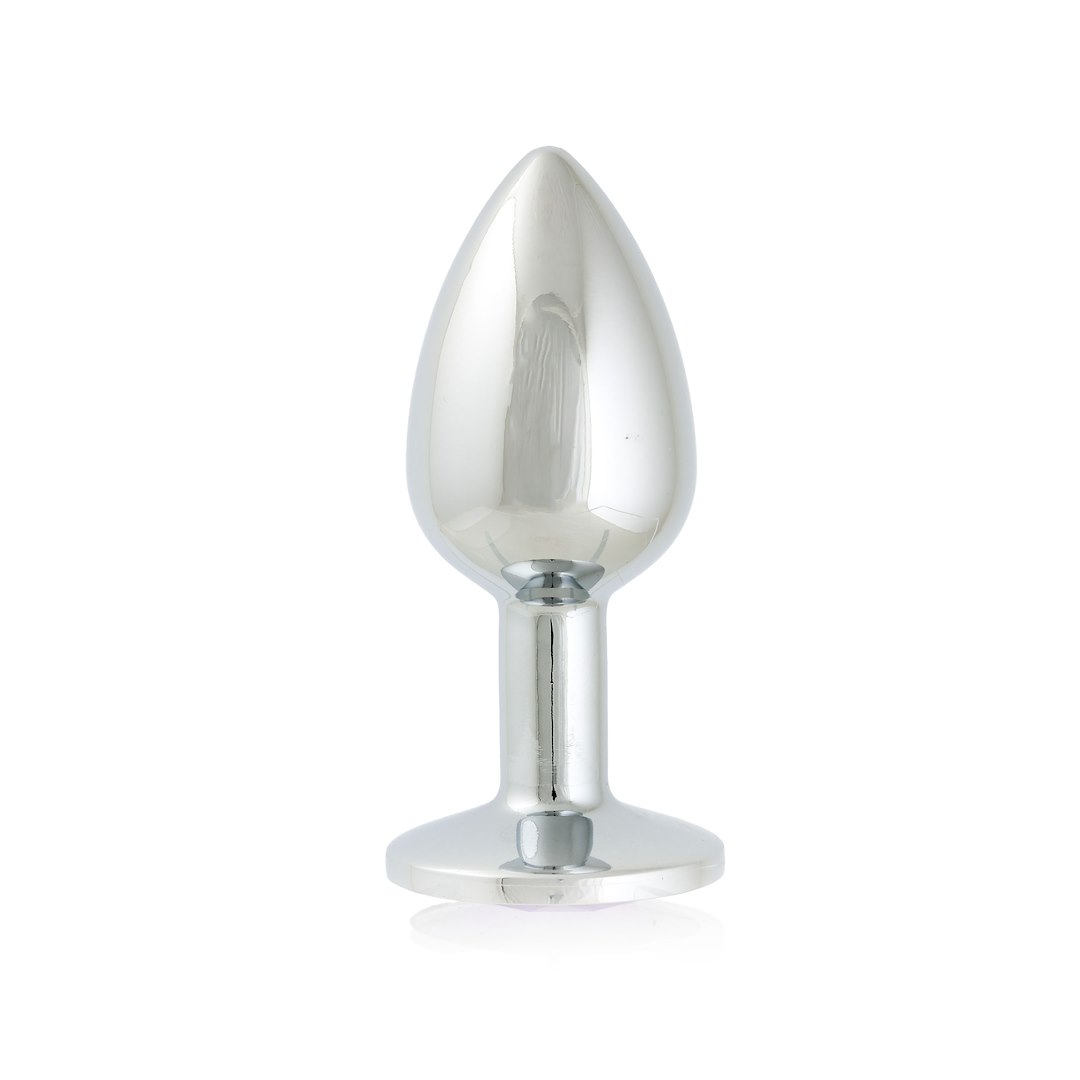 Korek analny z kryształem Simply Pleasure S, 7 cm (fioletowy)