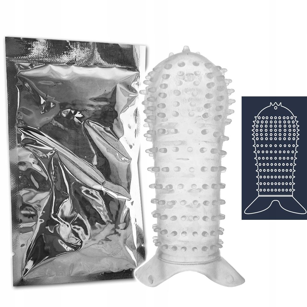 Fetish Provoke Clear Power N05 - Nakładka na penisa, Przezroczysty, 12 cm, One size