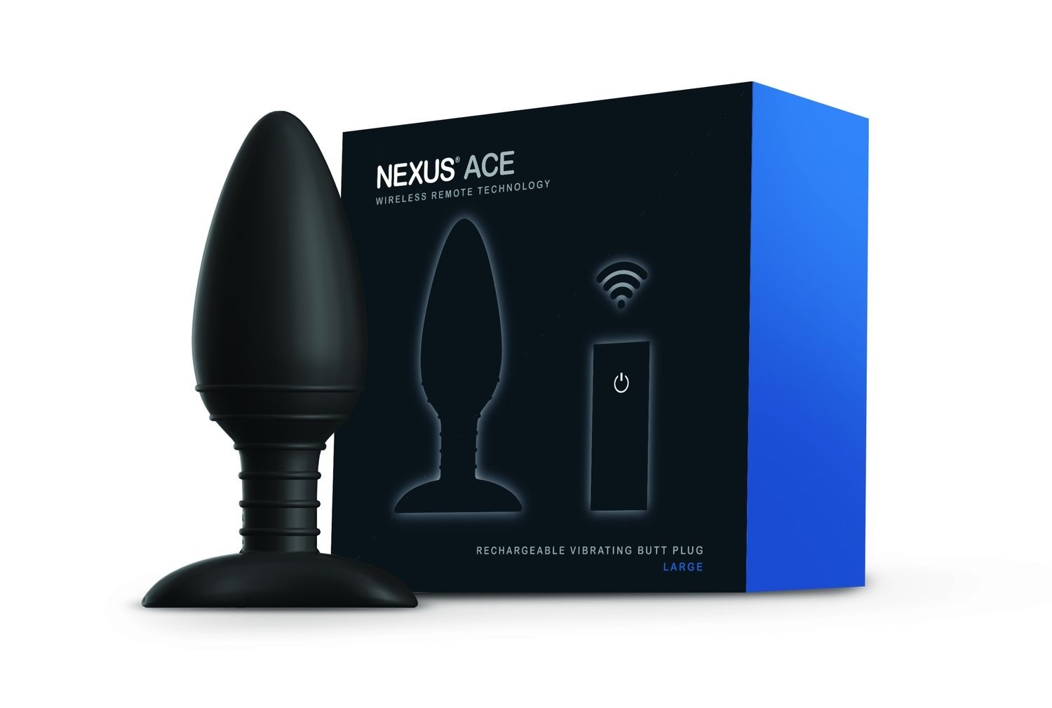 Анальна пробка Nexus Ace Large, 14 см (чорний)
