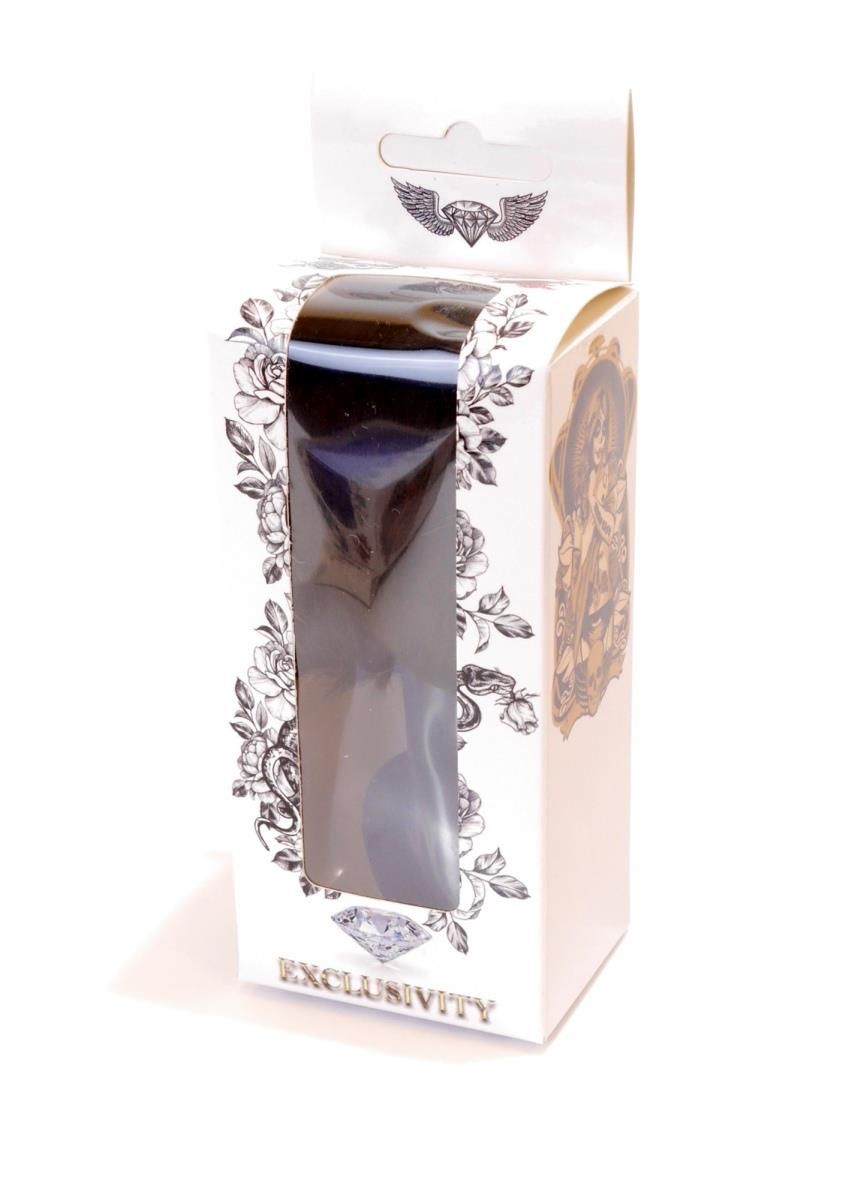 Korek analny Boss Jewellery Silicon Bunny Tail, 6,5 cm (czarny)