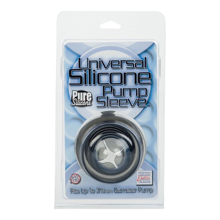 Насадка на помпу для пениса Universal Silicon Pump Sleeve Smoke, 6 см (серый)