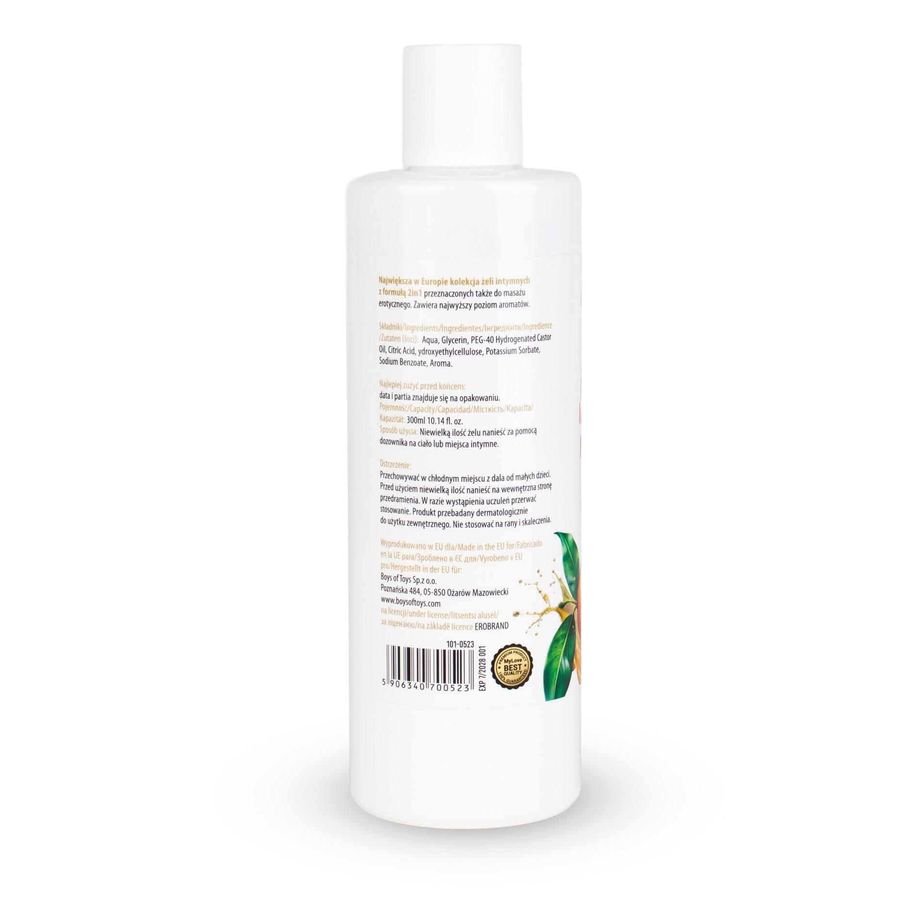 Лубрикант MyLove Aroma Series Intim&Massage 2in1 Mango, 300 мл