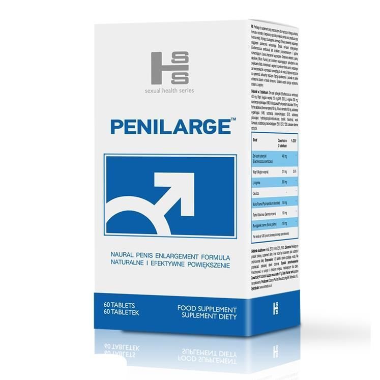 EROMED Penilarge - Tabletki na powiększenie penisa, Bez smaku