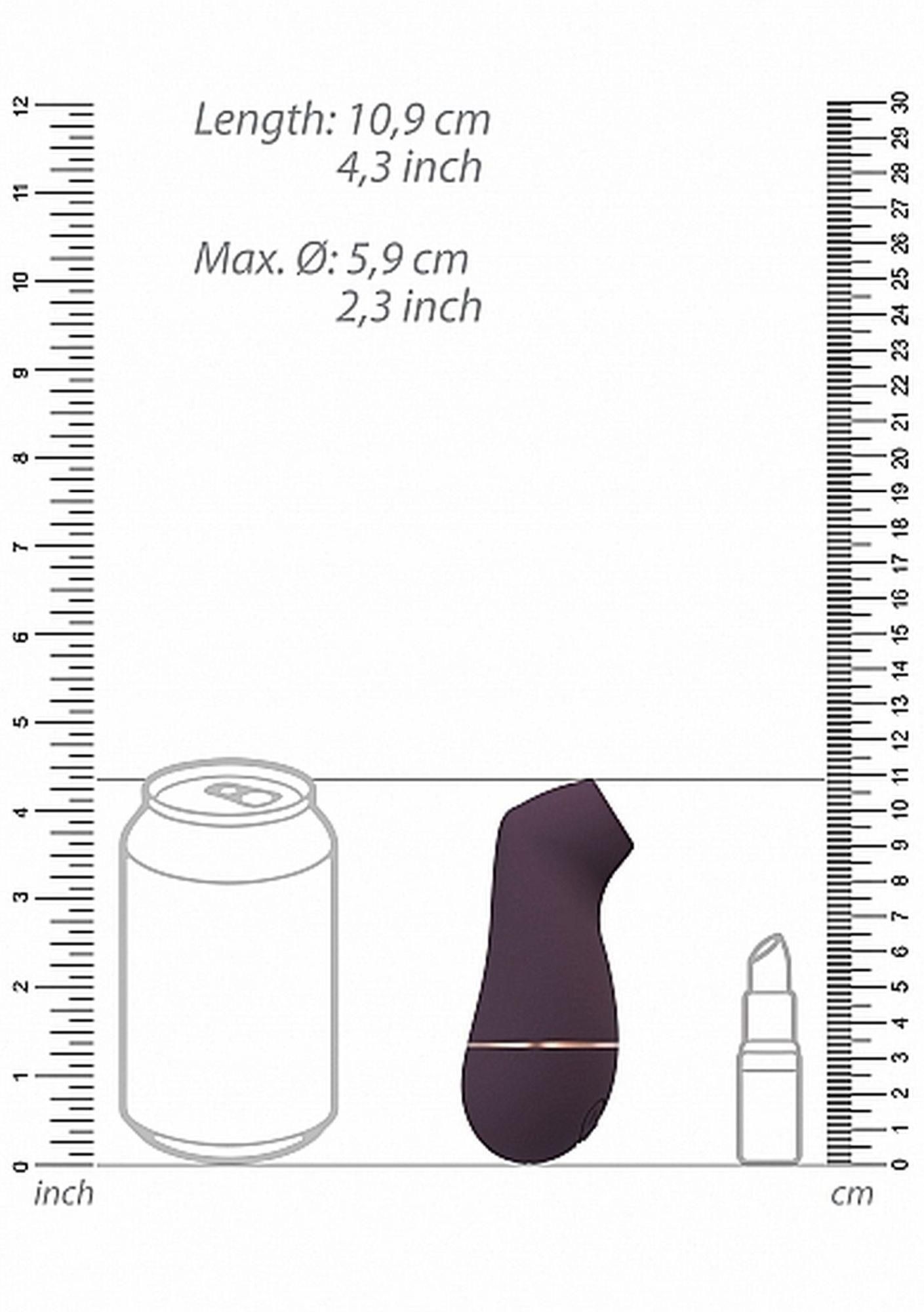 Bezdotykowy stymulator łechtaczki Irresistible Kissable (fioletowy)