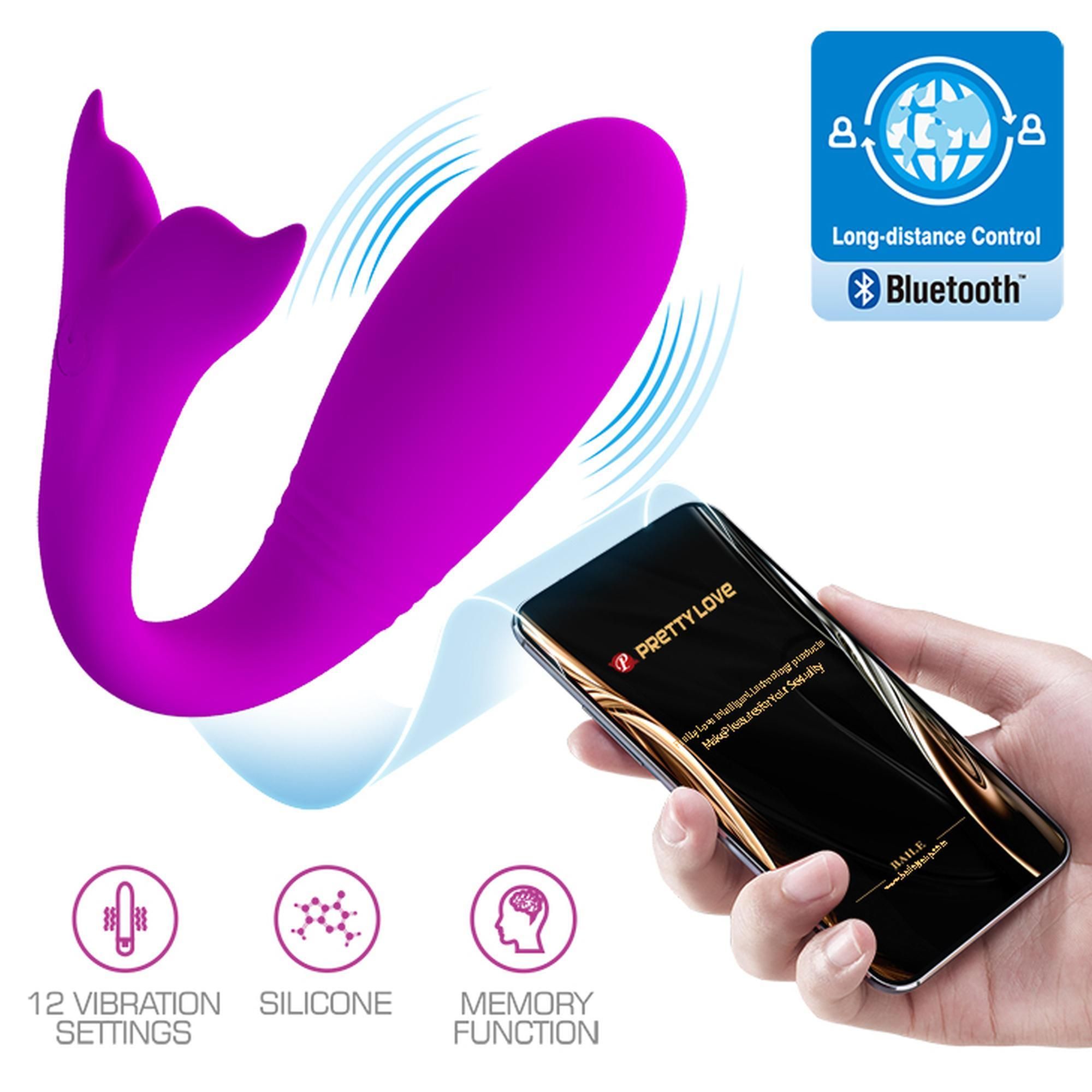 Wibrator Pretty Love Jayleen, 10 cm (fioletowy)