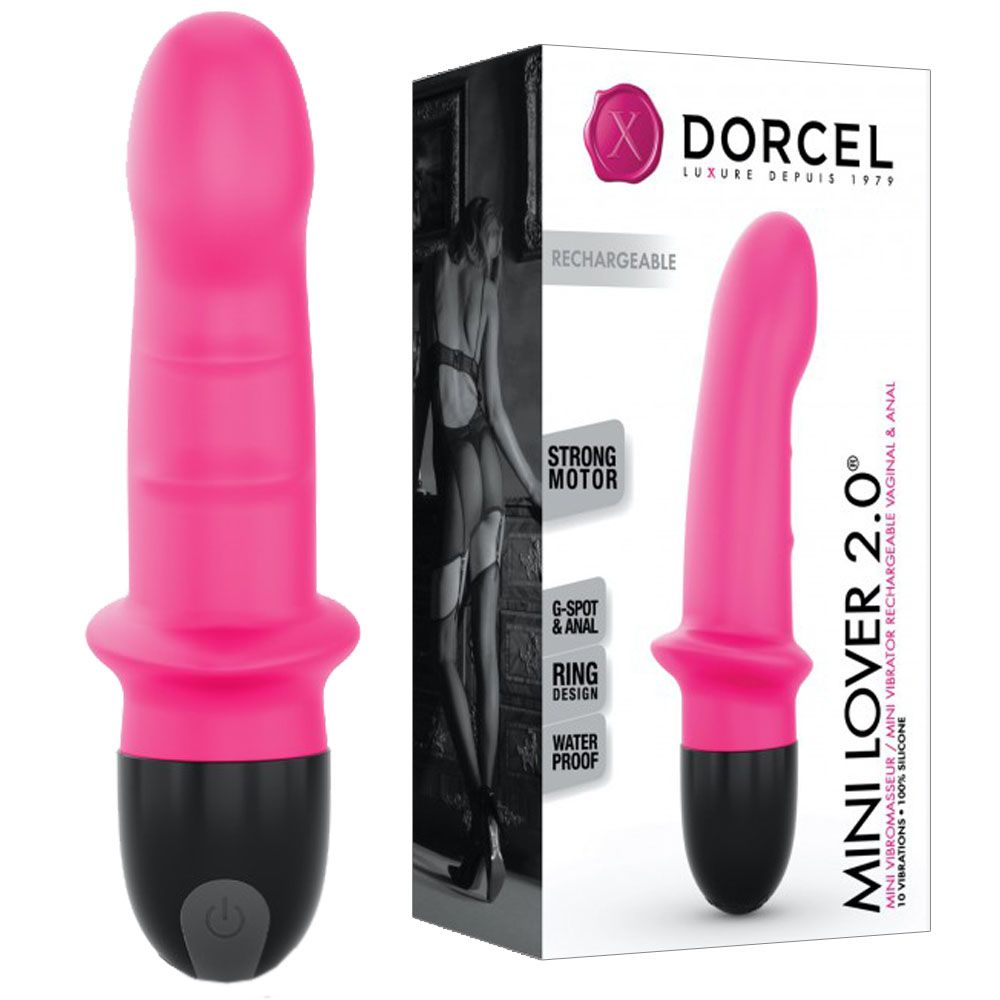 Вибратор Dorcel Mini Lover 2.0, 16,5 см (розовый)