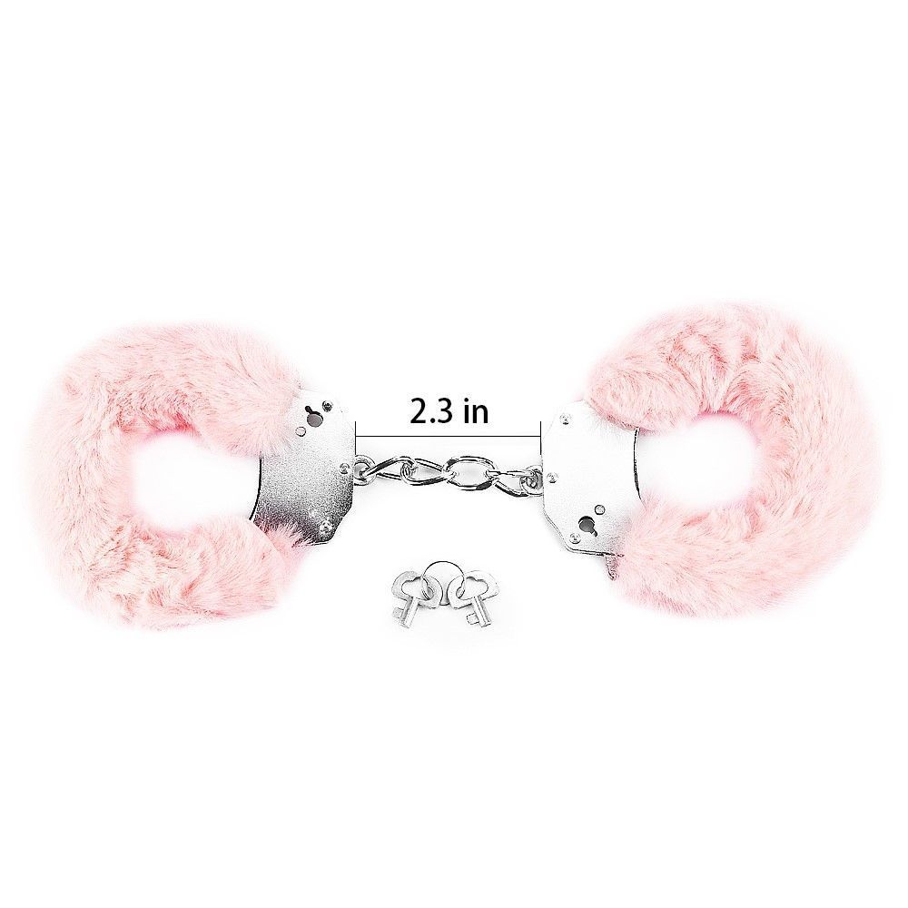 Наручники LoveToy Fluffy Hand Cuffs (розовый)