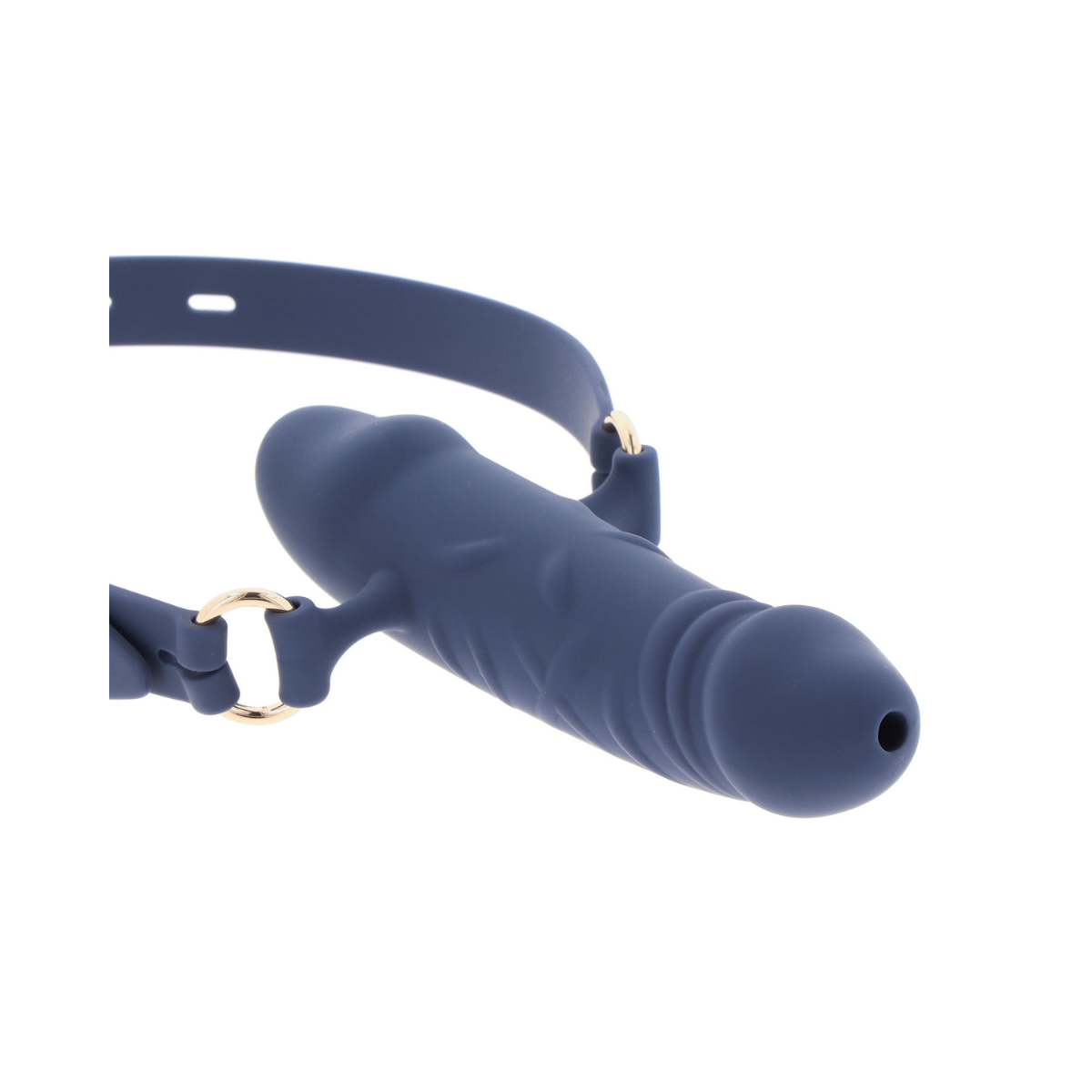 Кляп Taboom Silicone Supreme Breathable Penis Gag (синий)