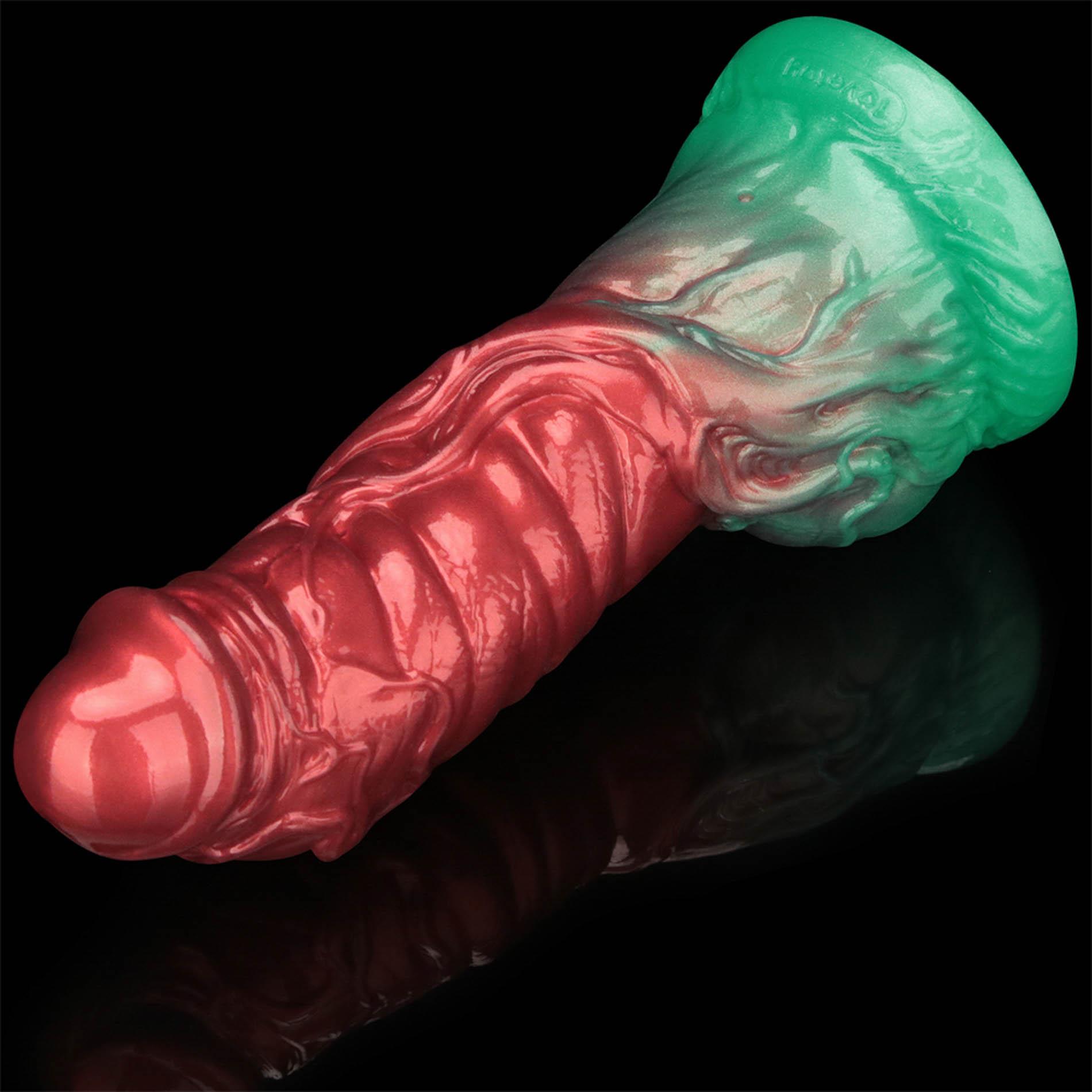 Фаллоимитатор Lovetoy Dual Density 7.5’’, 19 см (красный)