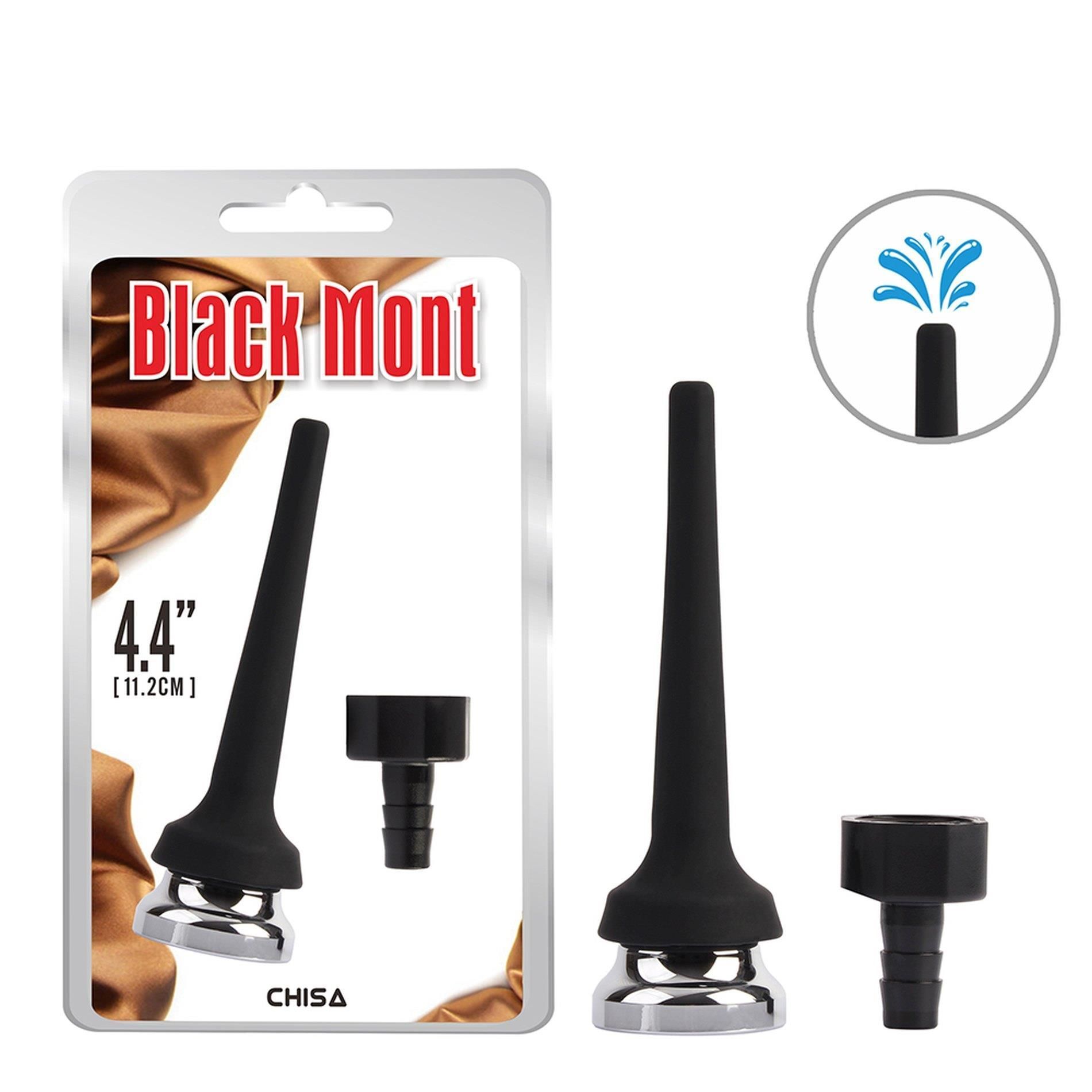 Анальный душ Black Mont Tapered Enema Attachment (черный)