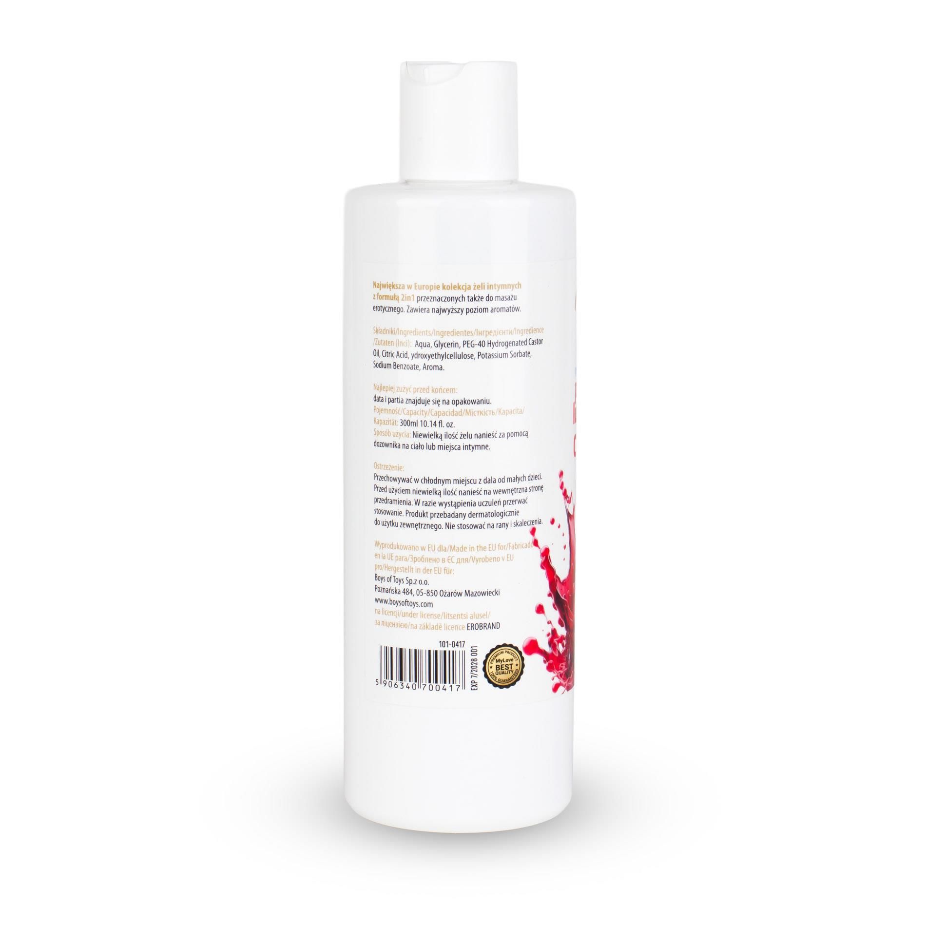 Лубрикант MyLove Aroma Series Intim&Massage 2in1 Cherry, 300 мл