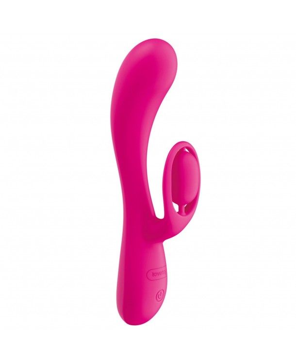 Wibrator królik Lovetoy L'Allure Swirl, 19.5 cm (różowy)