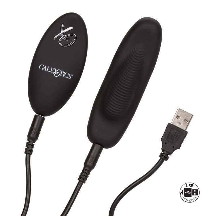 Вибратор для клитора CalExotics Remote Petite Panty Teaser, 9,5 см (черный)