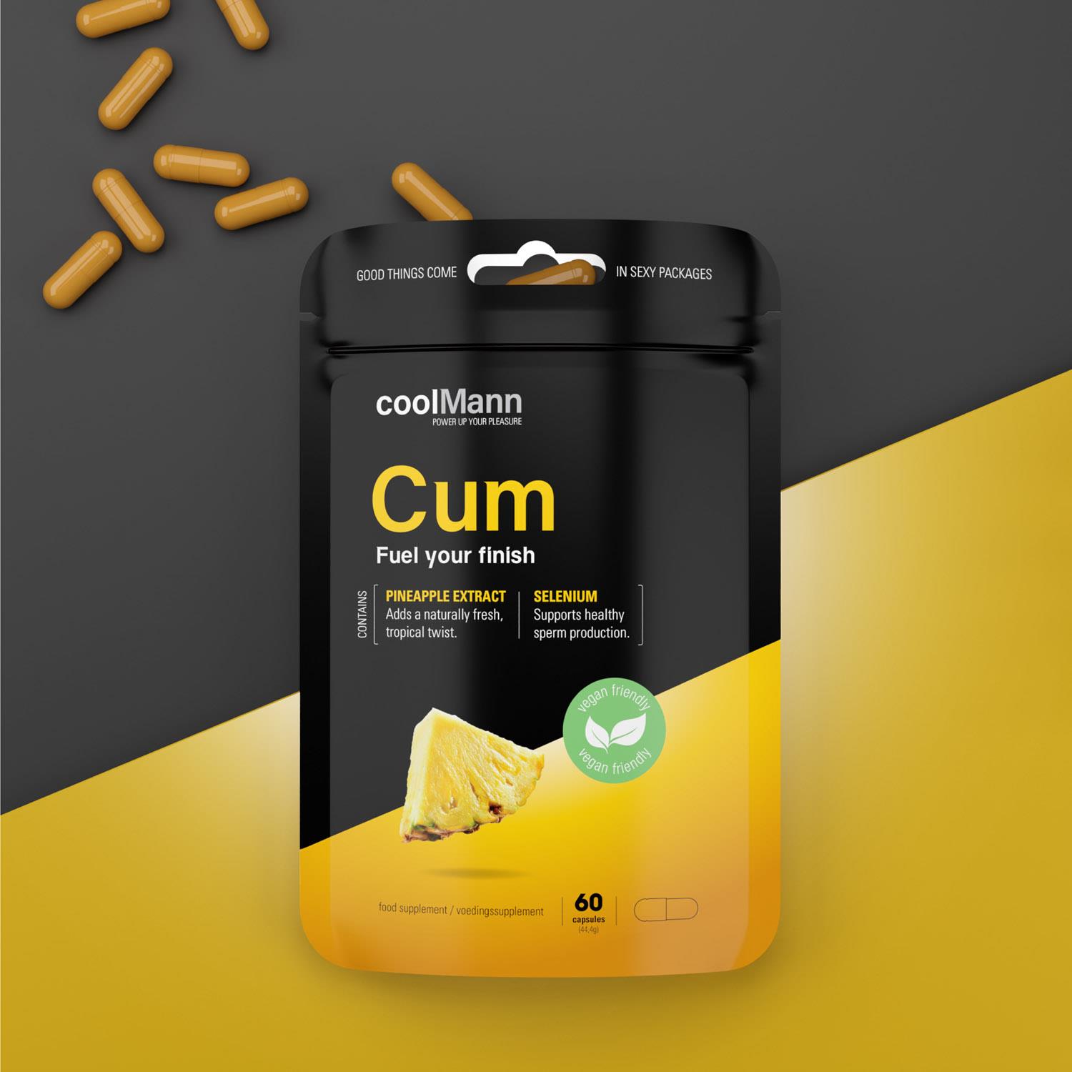 Cobeco Pharma Wholesale BV CoolMann Cum - Kapsułki dla męskiej apteczki