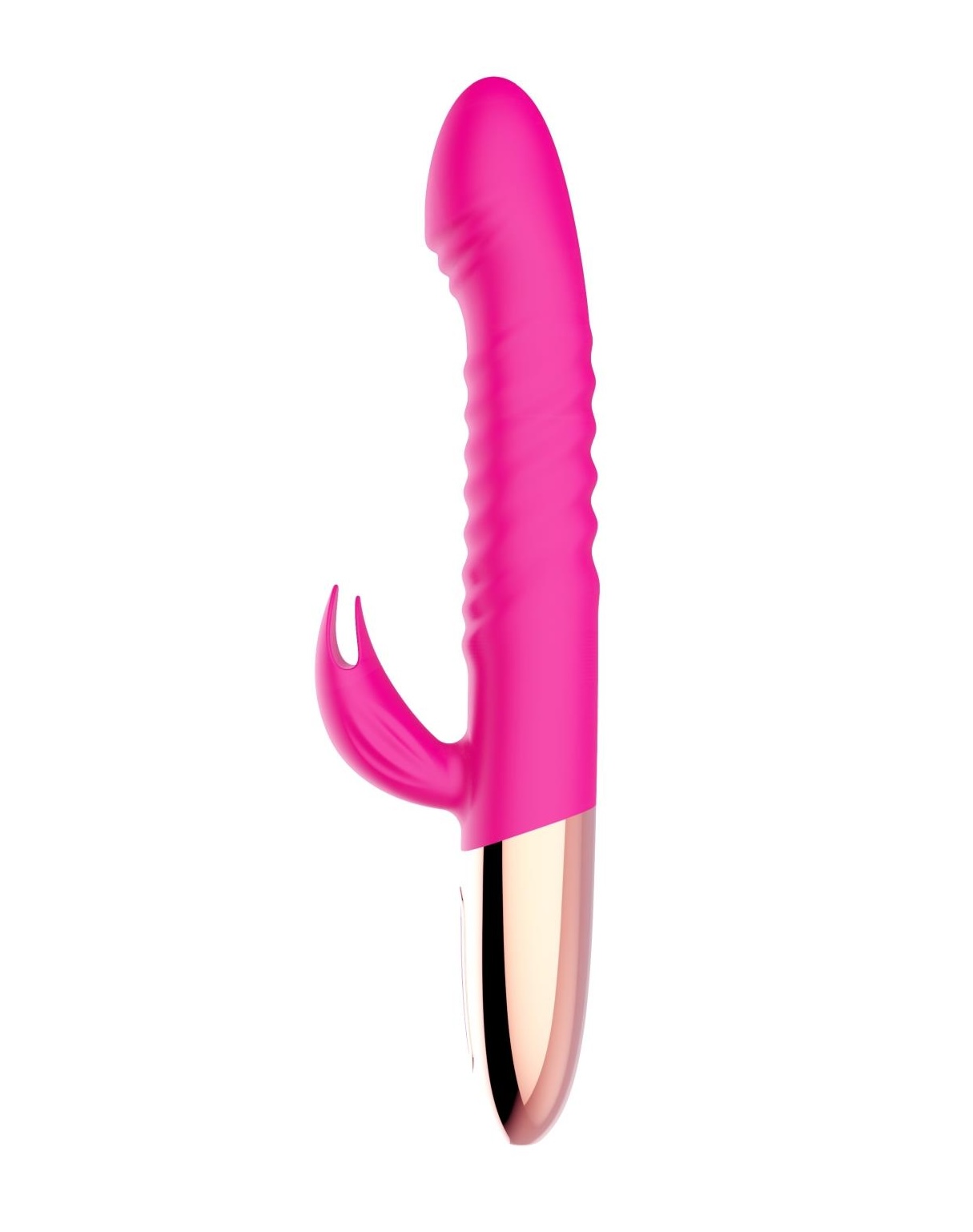 Вибратор-кролик B - Series Magic Rechargeable Thrusting, 19 см (розовый)