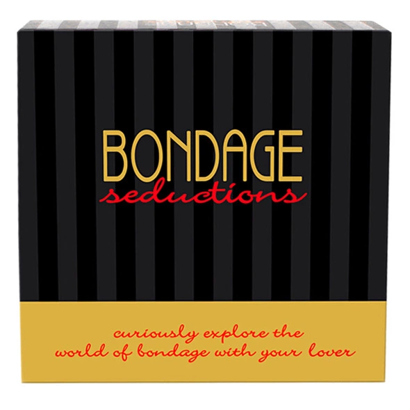 Эротическая игра Kheper Games Bondage Seductions для пар с аксессуарами, 36 карт