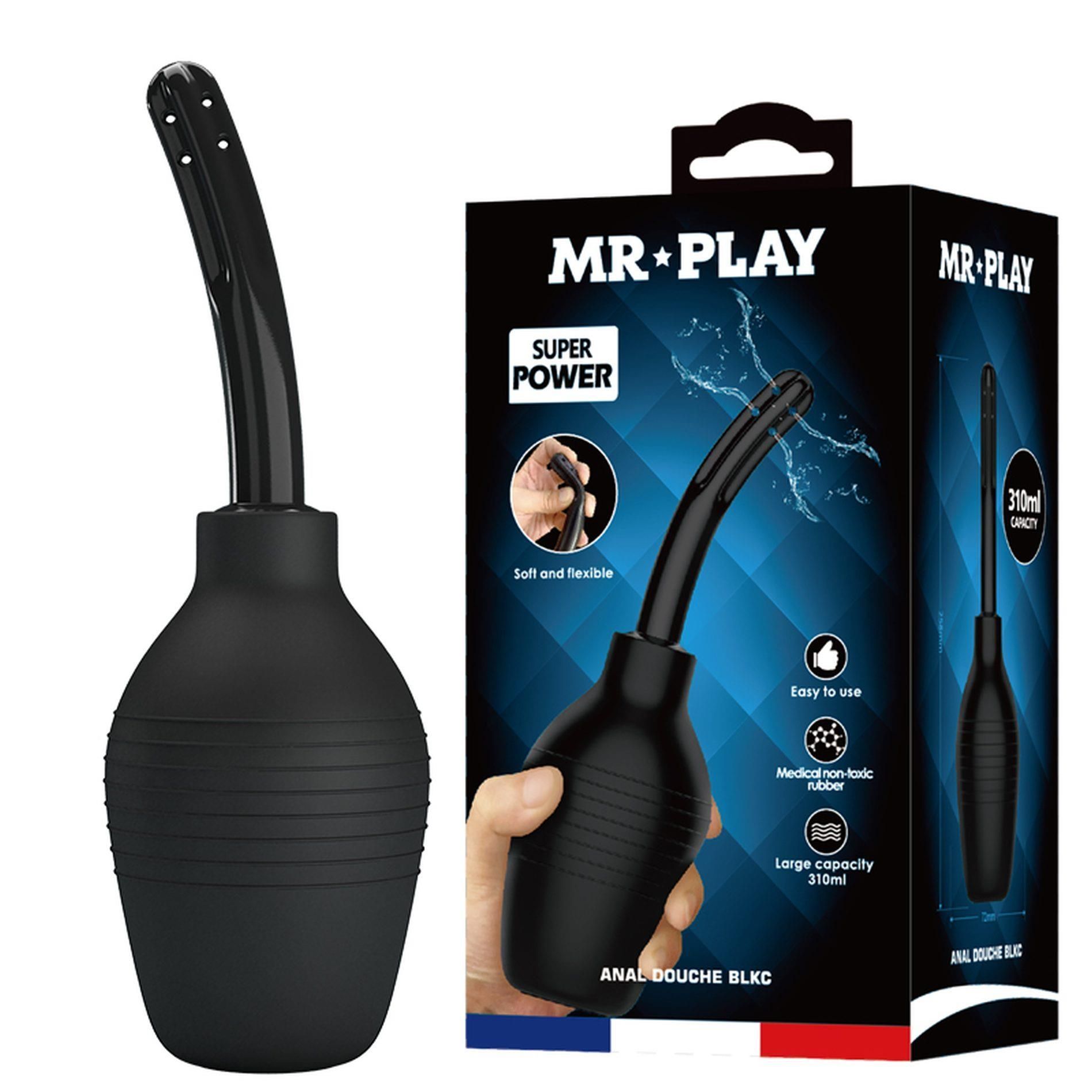 Анальный душ MR Play Anal Douche BLKC, 310 мл (черный)
