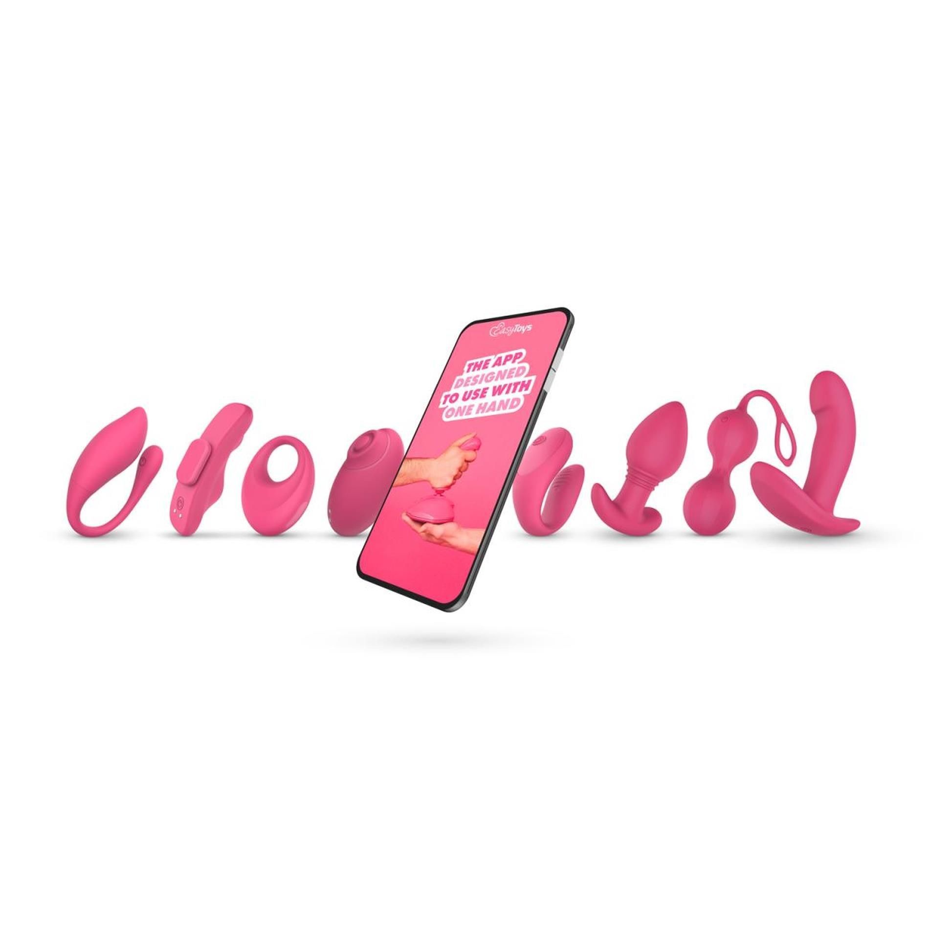 Эрекционное кольцо EasyConnect Leo, 7.5 см (розовый)