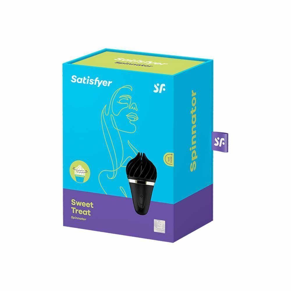 Стимулятор для клитора Satisfyer Layons Sweet Treat, 10 см (черный)