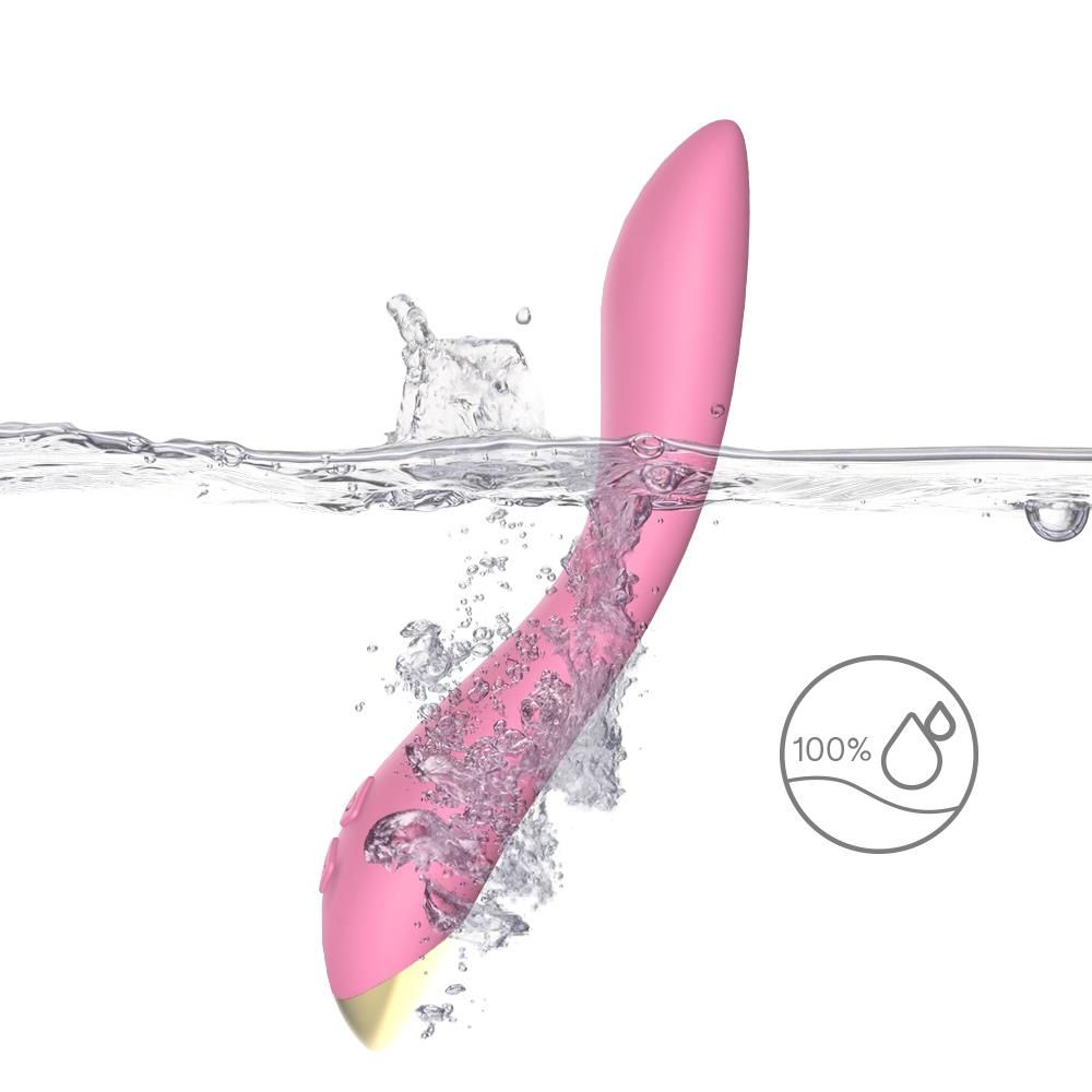Вибратор Boss Series Flamingo, 22 см (розовый)